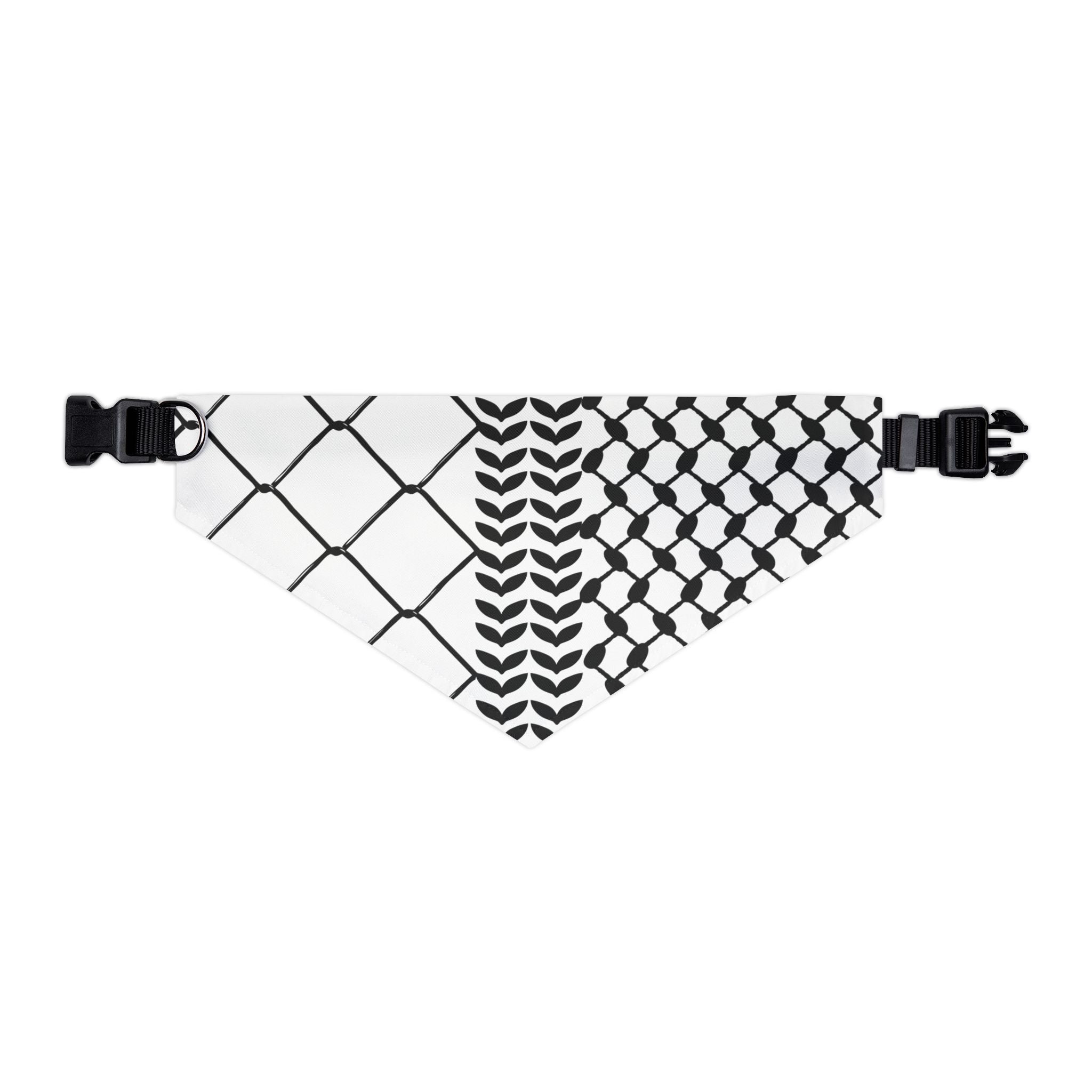 Show Your Solidarity with Our Palestinian Keffiyeh Pet Bandana Collar