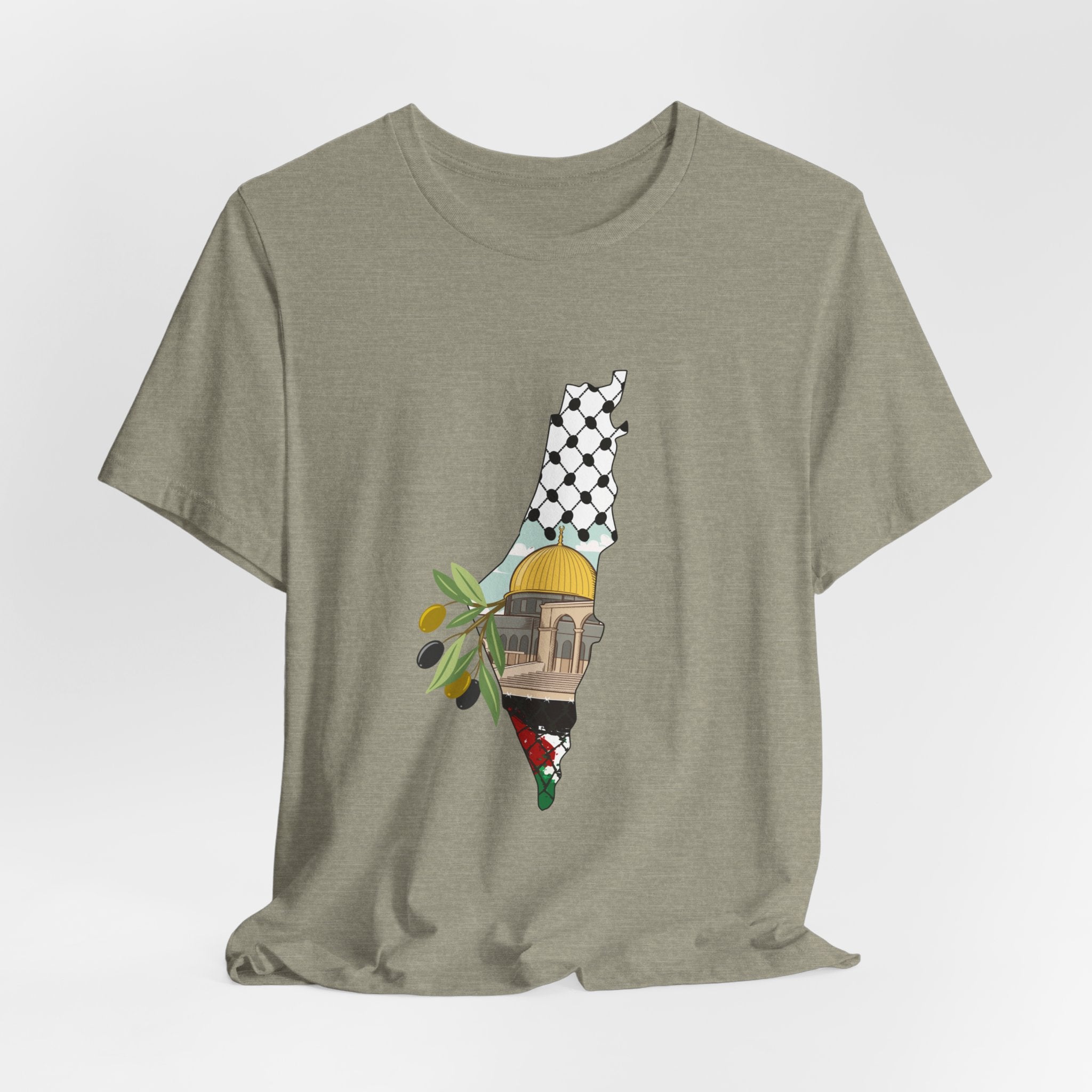Palestine Map T-Shirt