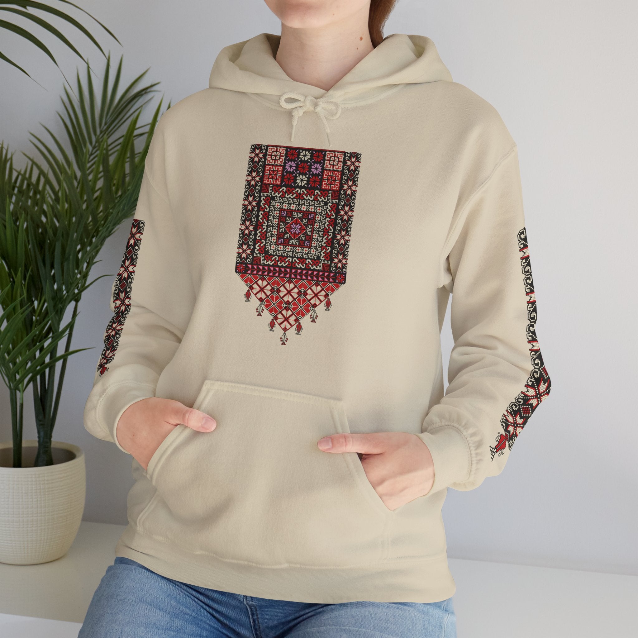 Unique Palestinian tatreez Hoodie unisex
