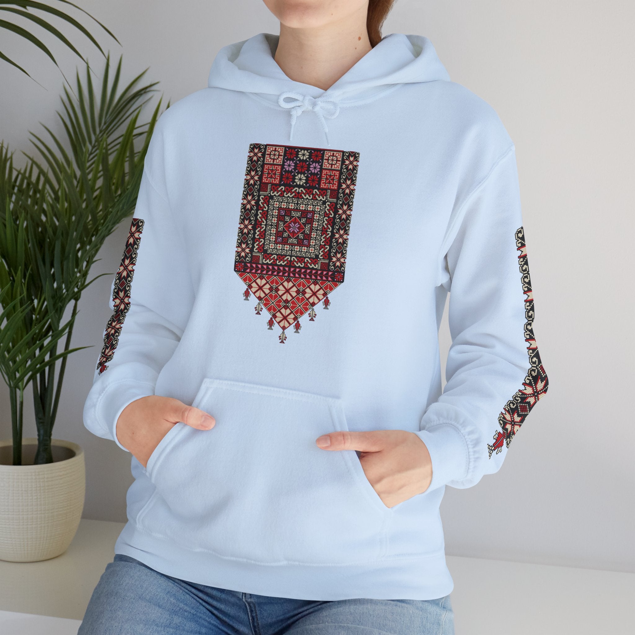 Unique Palestinian tatreez Hoodie unisex