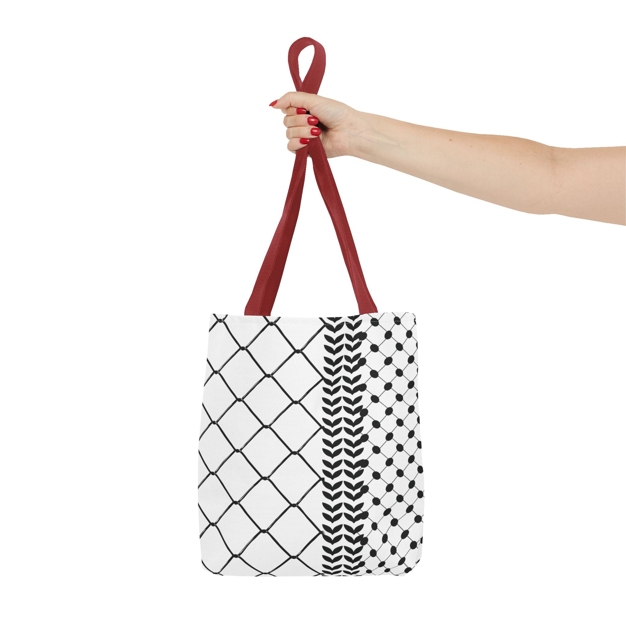 Make a Statement with Our Palestinian Keffiyeh Tote Bag
