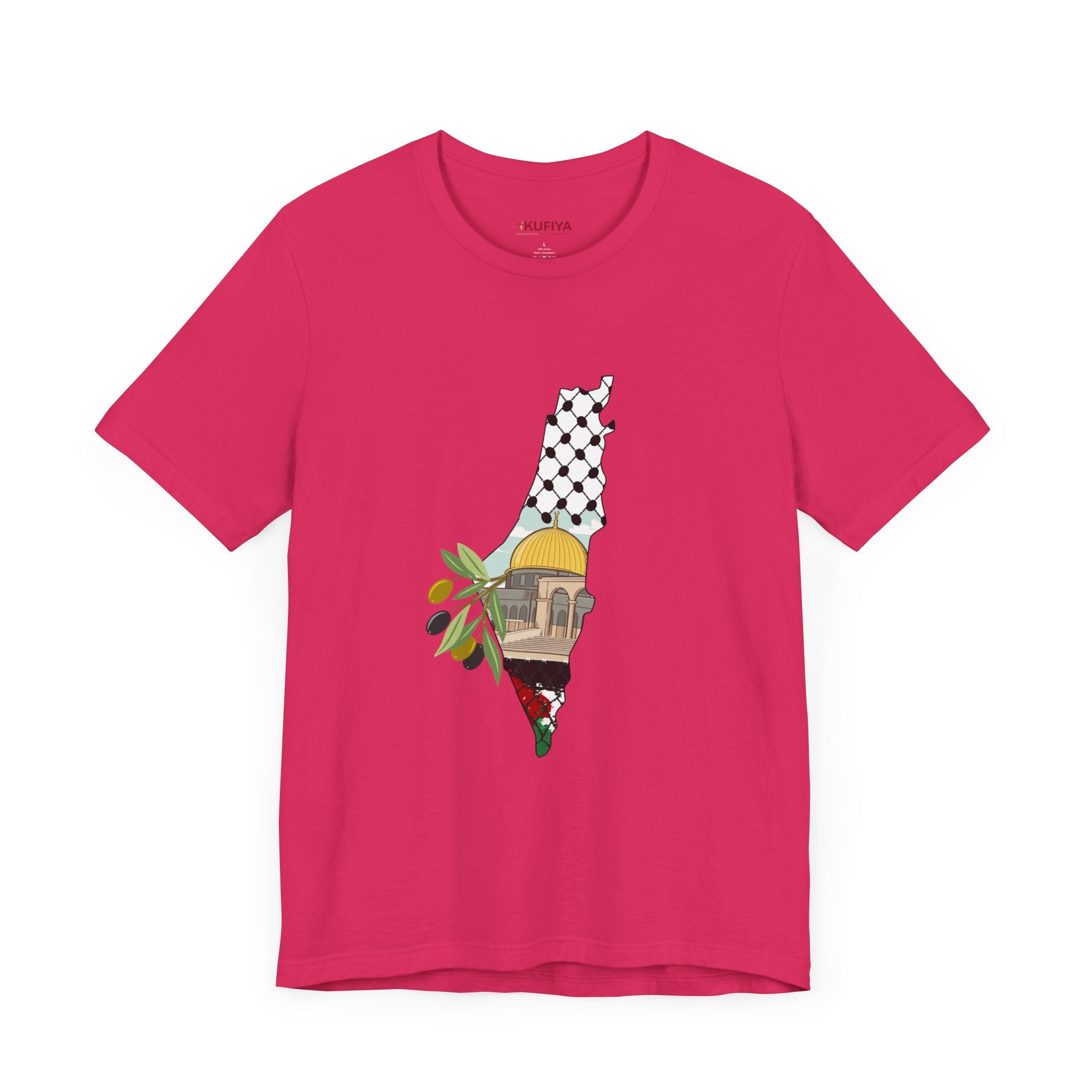 Palestine Map T-Shirt