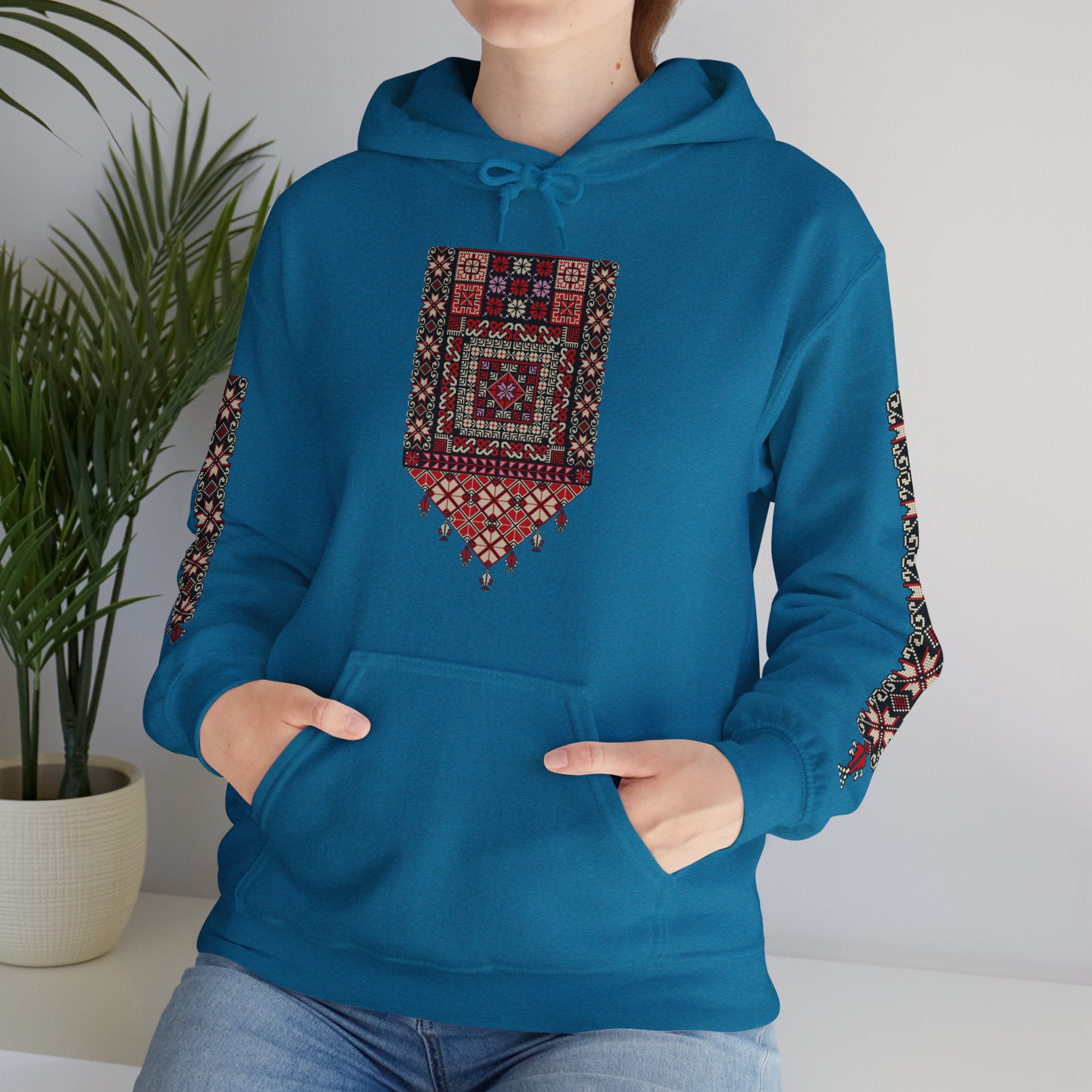 Unique Palestinian tatreez Hoodie unisex