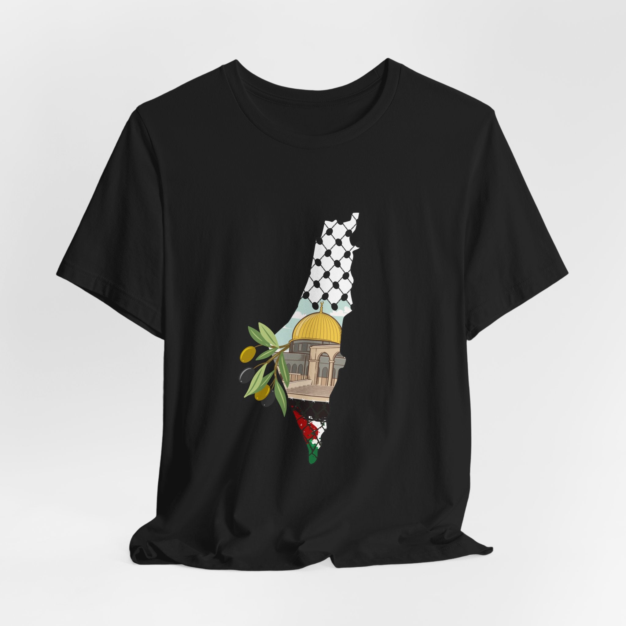 Palestine Map T-Shirt