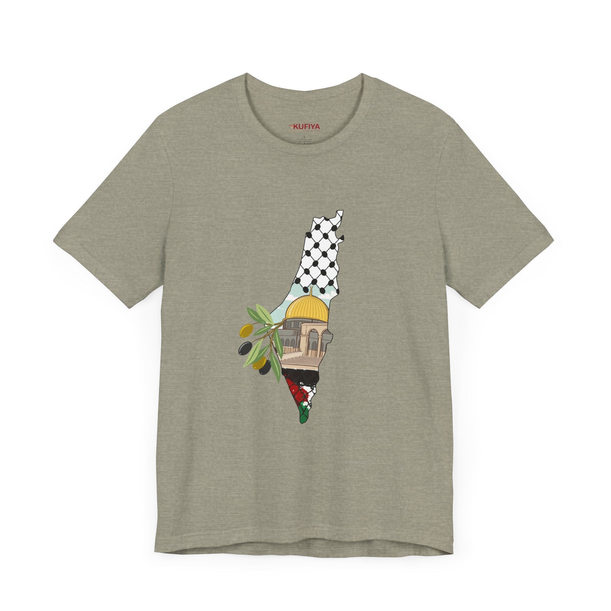 Palestine Map T-Shirt