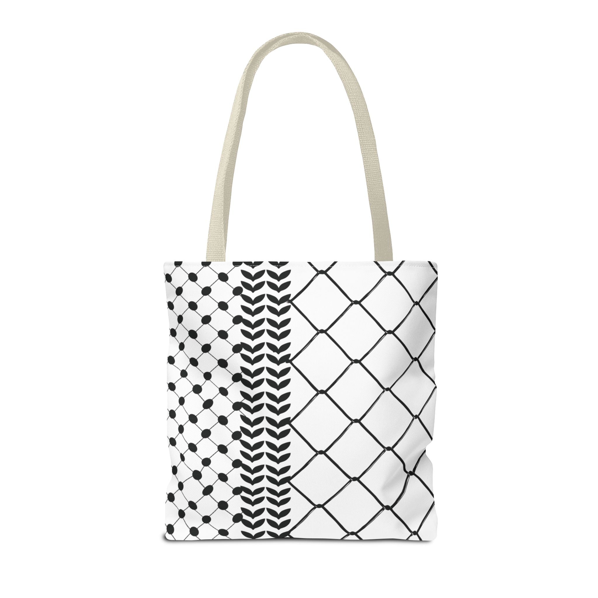 Make a Statement with Our Palestinian Keffiyeh Tote Bag