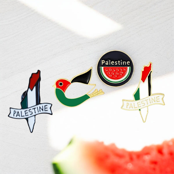 Palestine Brooch Pin Badge