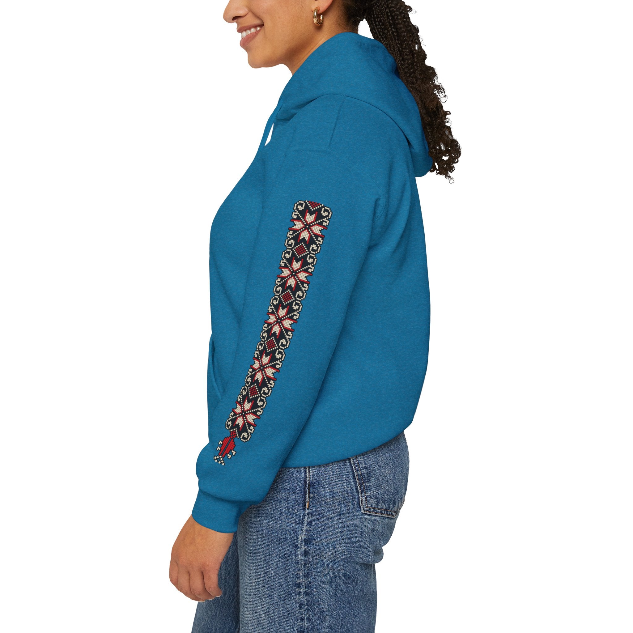 Unique Palestinian tatreez Hoodie unisex