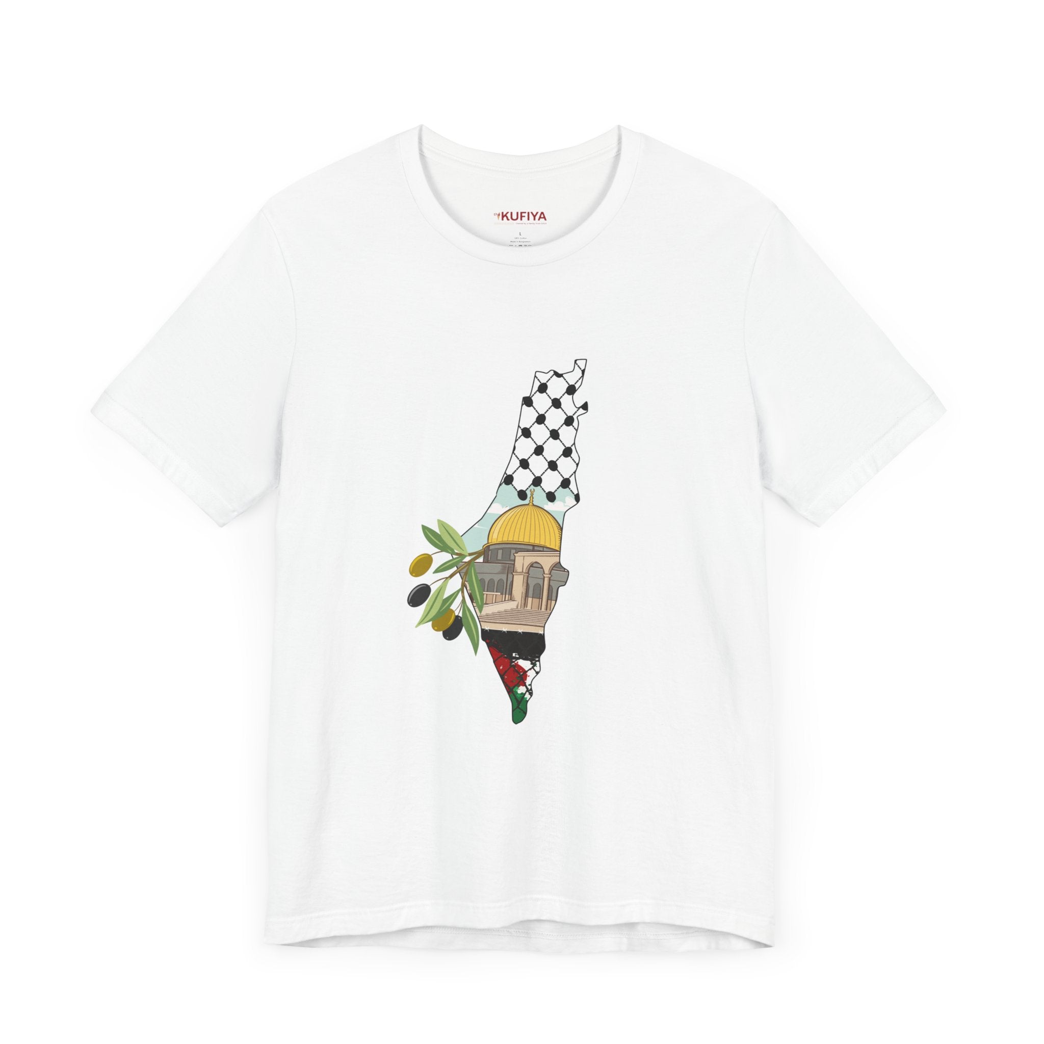 Palestine Map T-Shirt