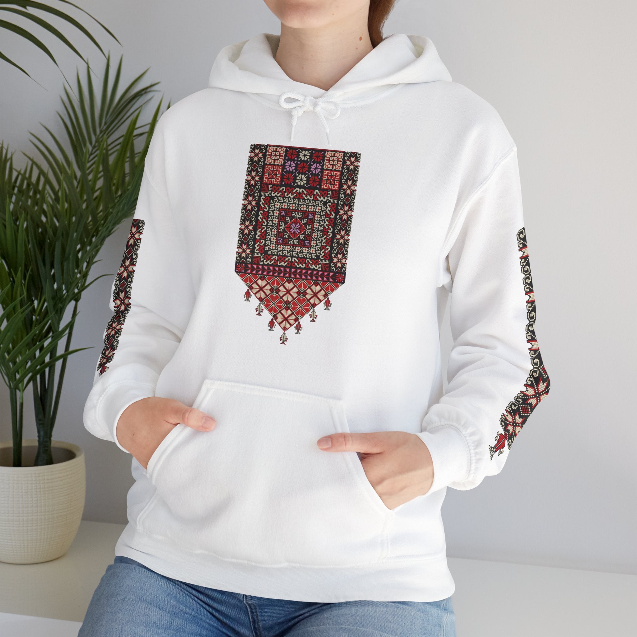 Unique Palestinian tatreez Hoodie unisex