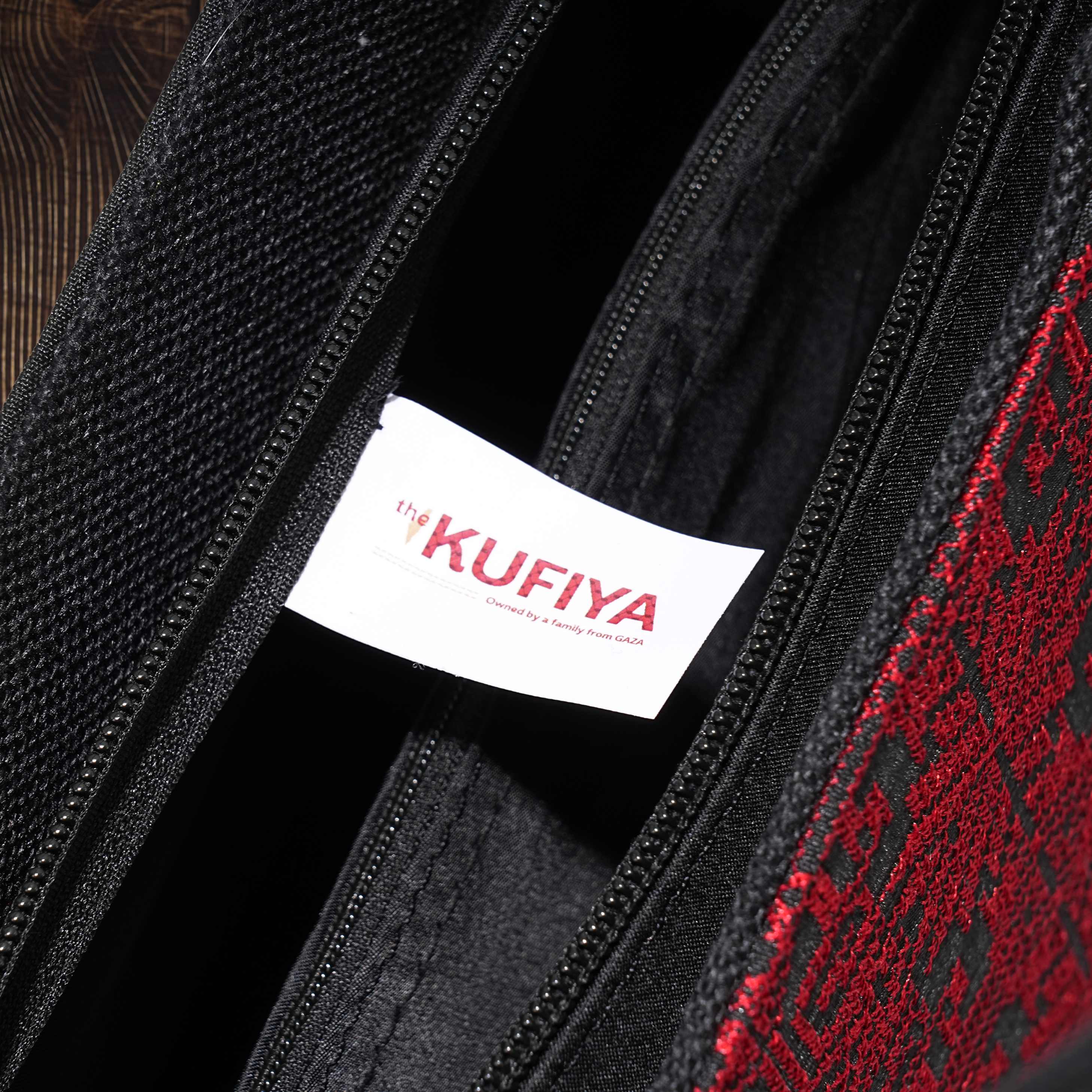 Handmade Tatreez & Kufiya Pattern Embroidered Backpack – Palestinian Craftsmanship