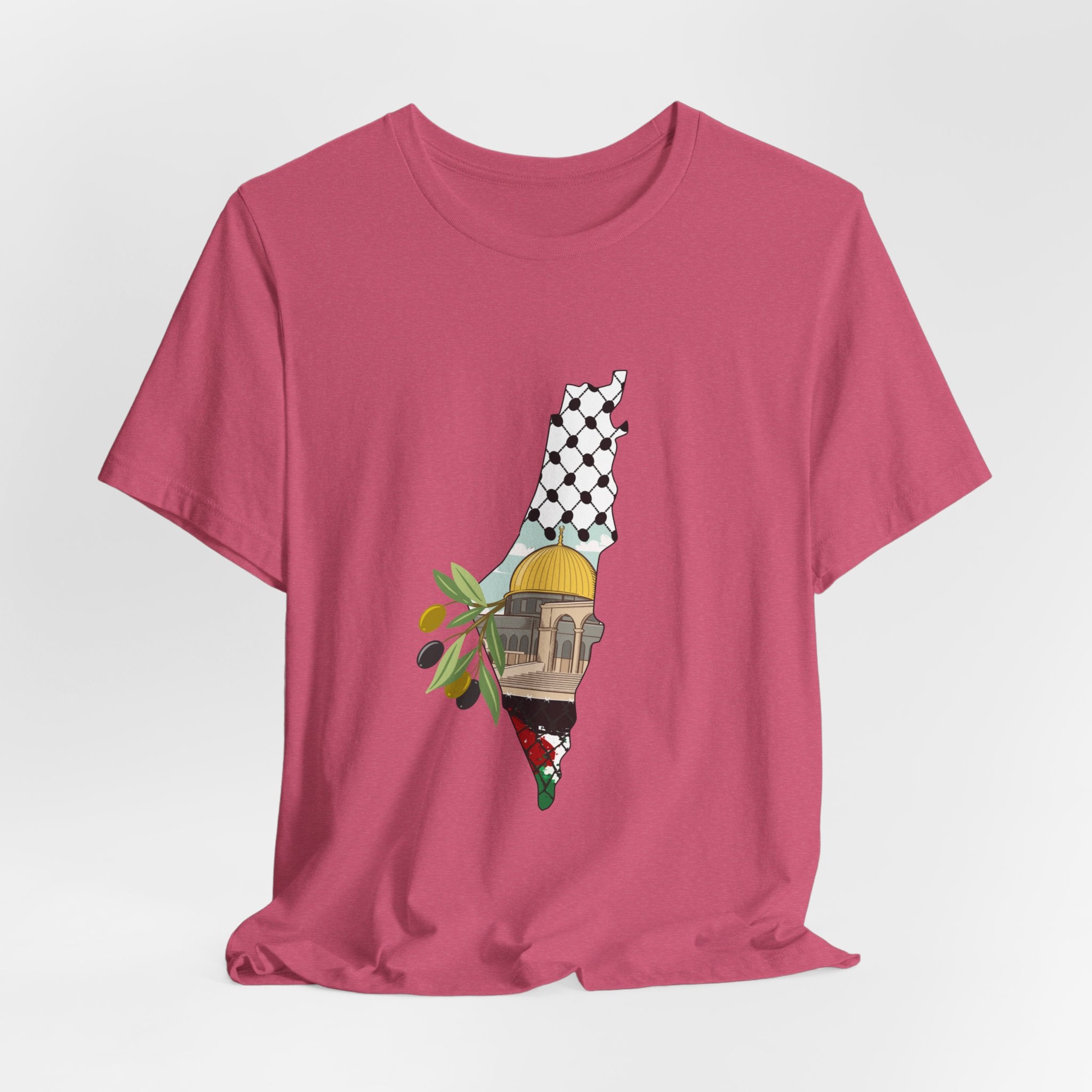 Palestine Map T-Shirt