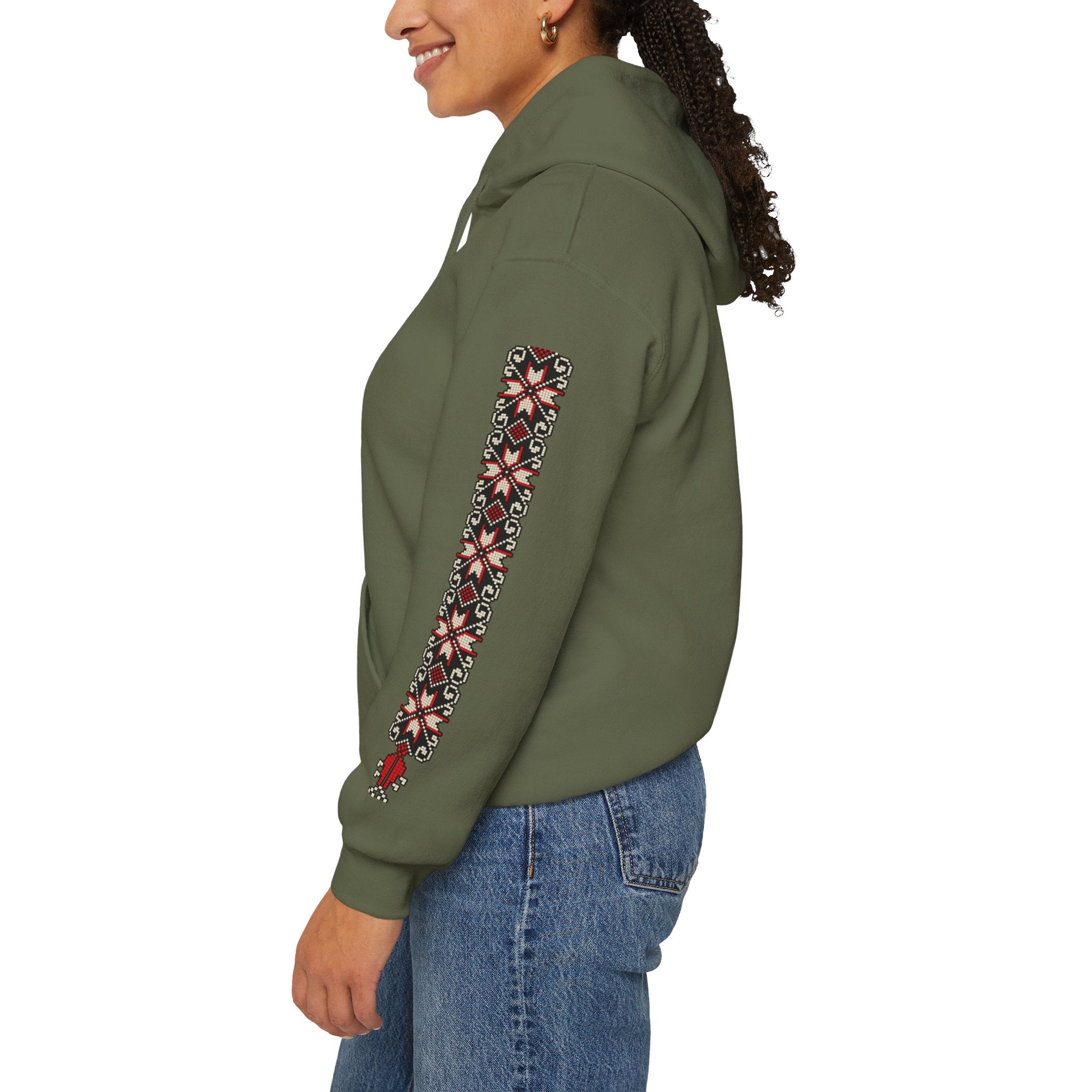 Unique Palestinian tatreez Hoodie unisex