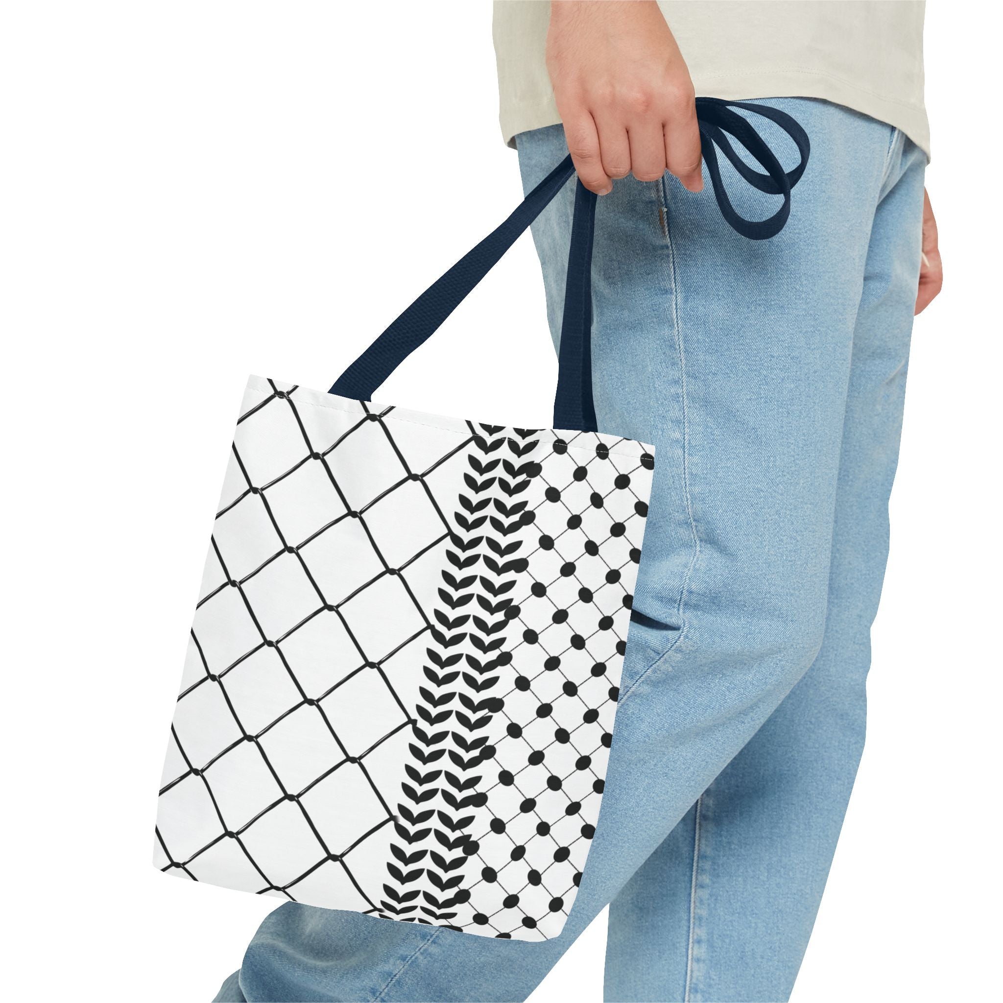 Make a Statement with Our Palestinian Keffiyeh Tote Bag