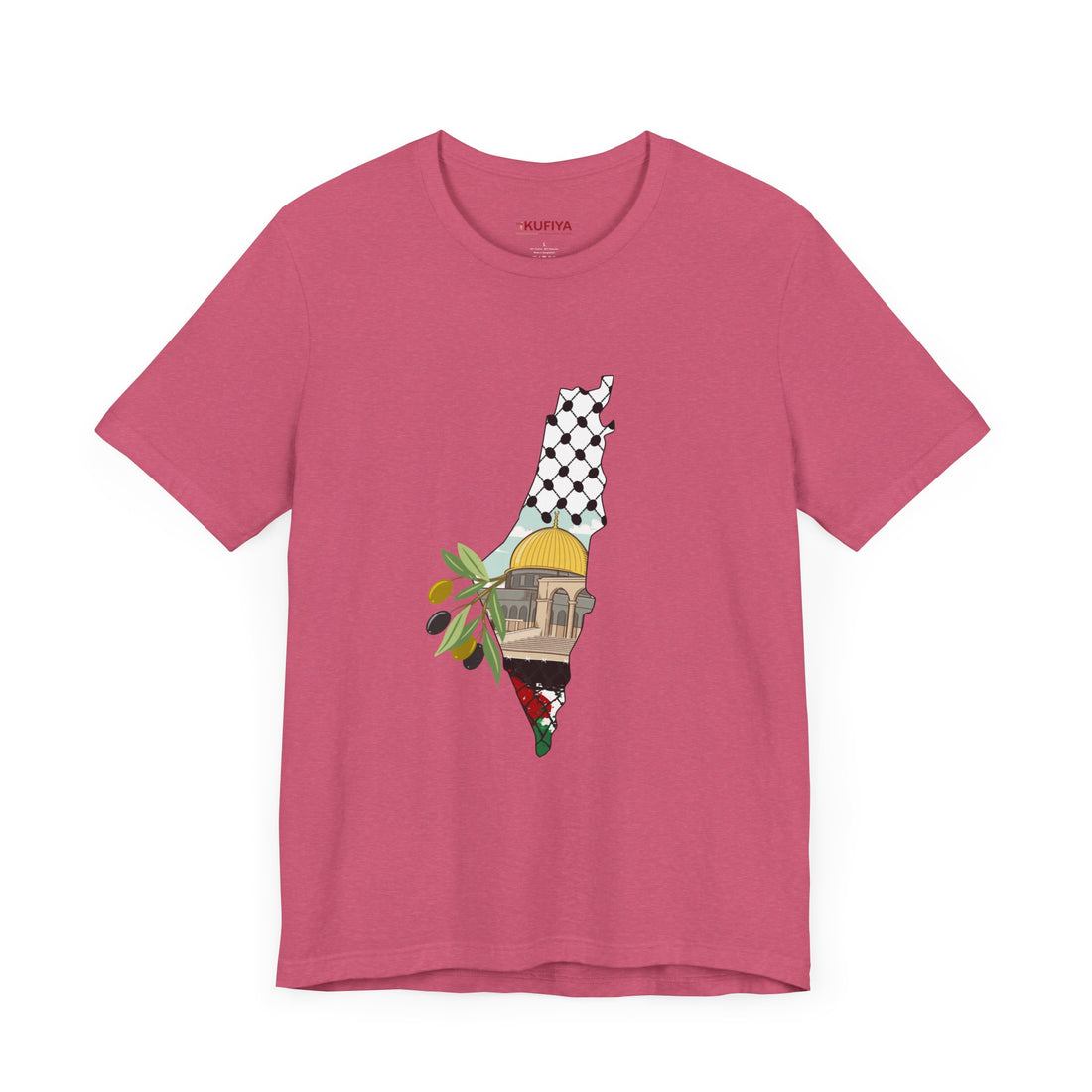 Palestine Map T-Shirt