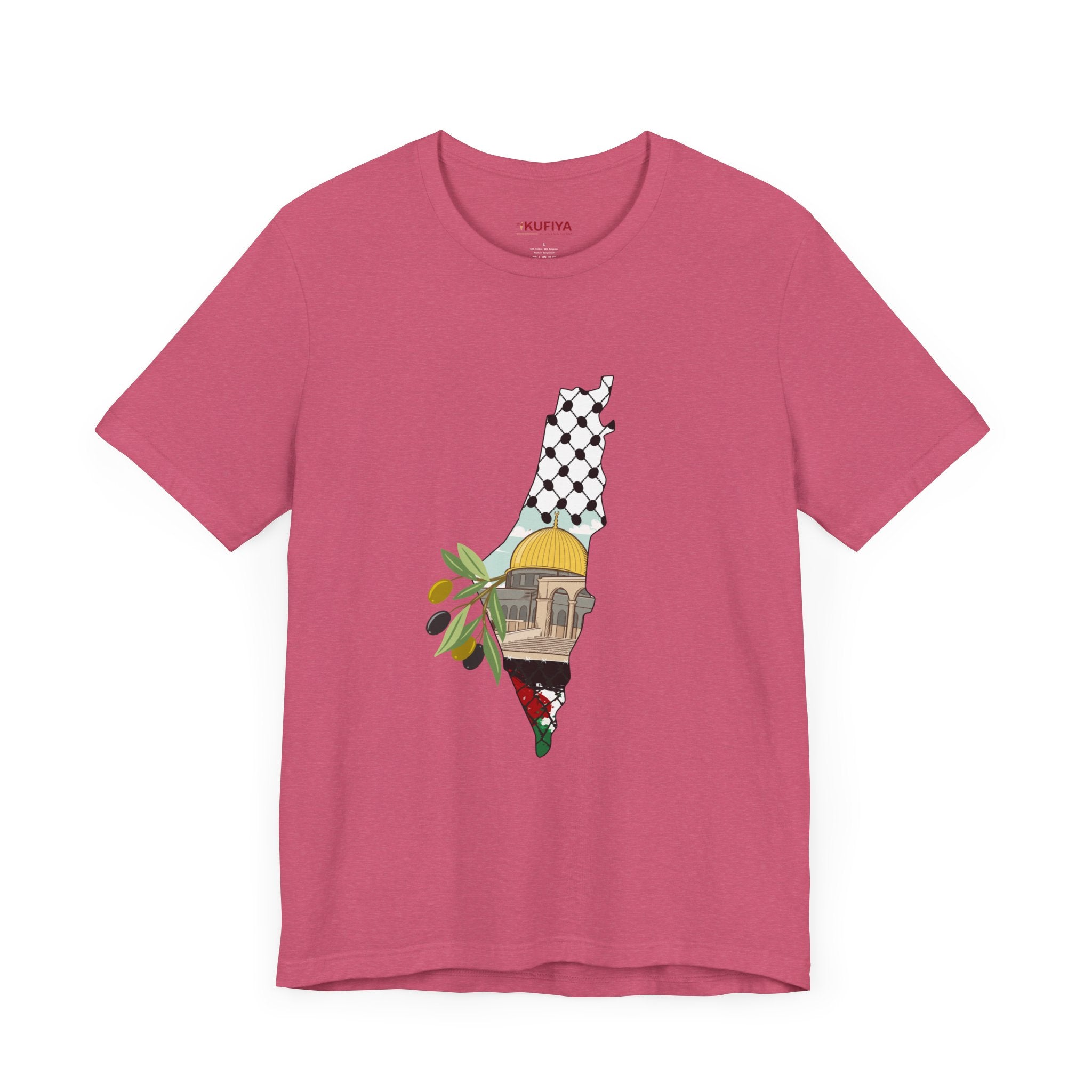 Palestine Map T-Shirt