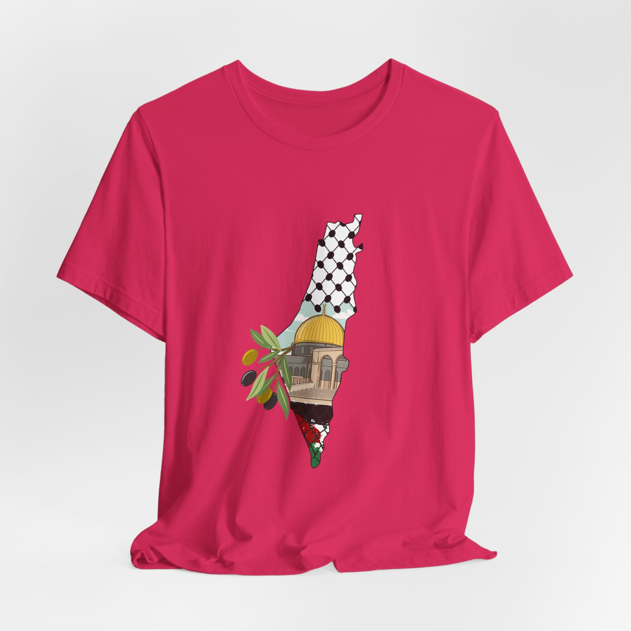 Palestine Map T-Shirt