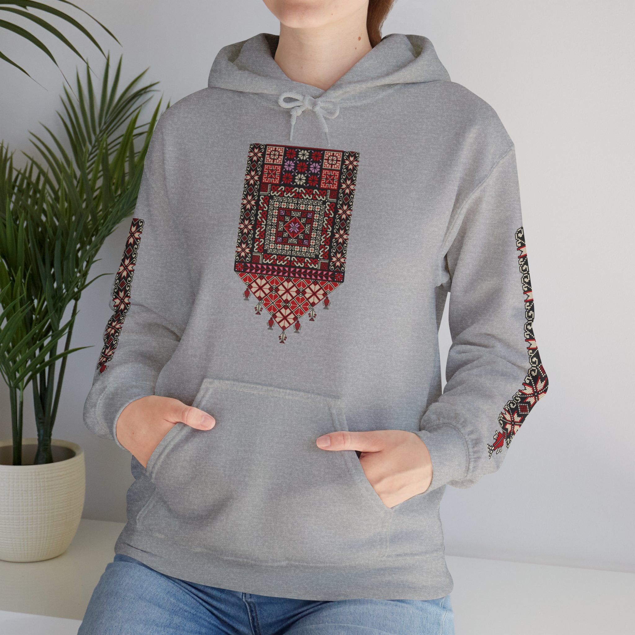 Unique Palestinian tatreez Hoodie unisex