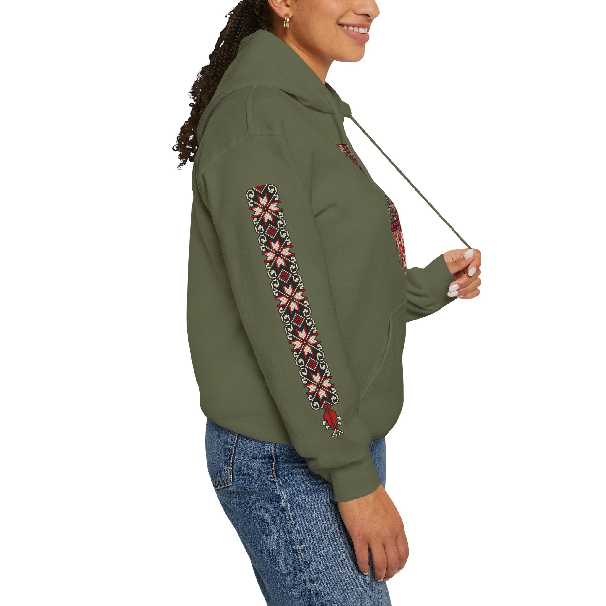 Unique Palestinian tatreez Hoodie unisex