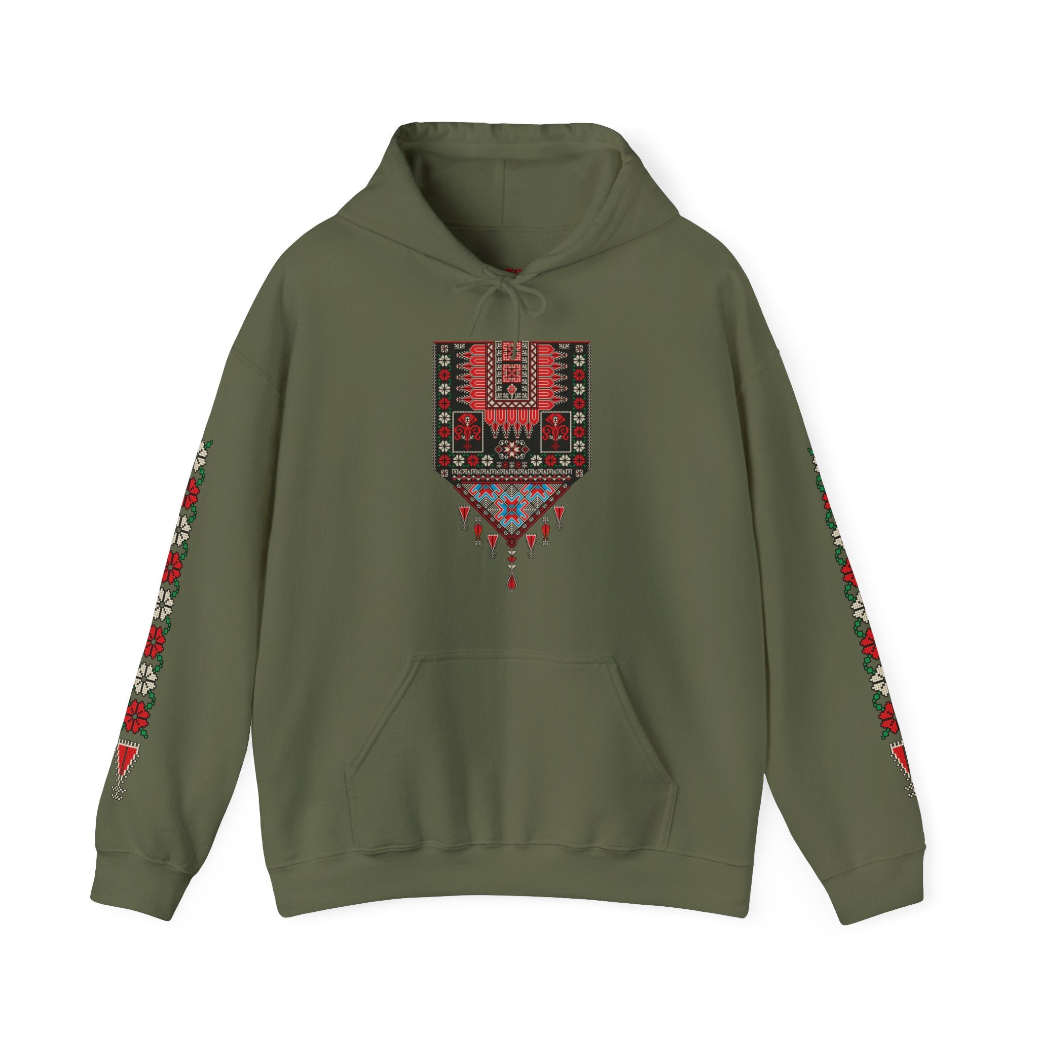Unisex heritage Palestinian Tatreez Hoodie