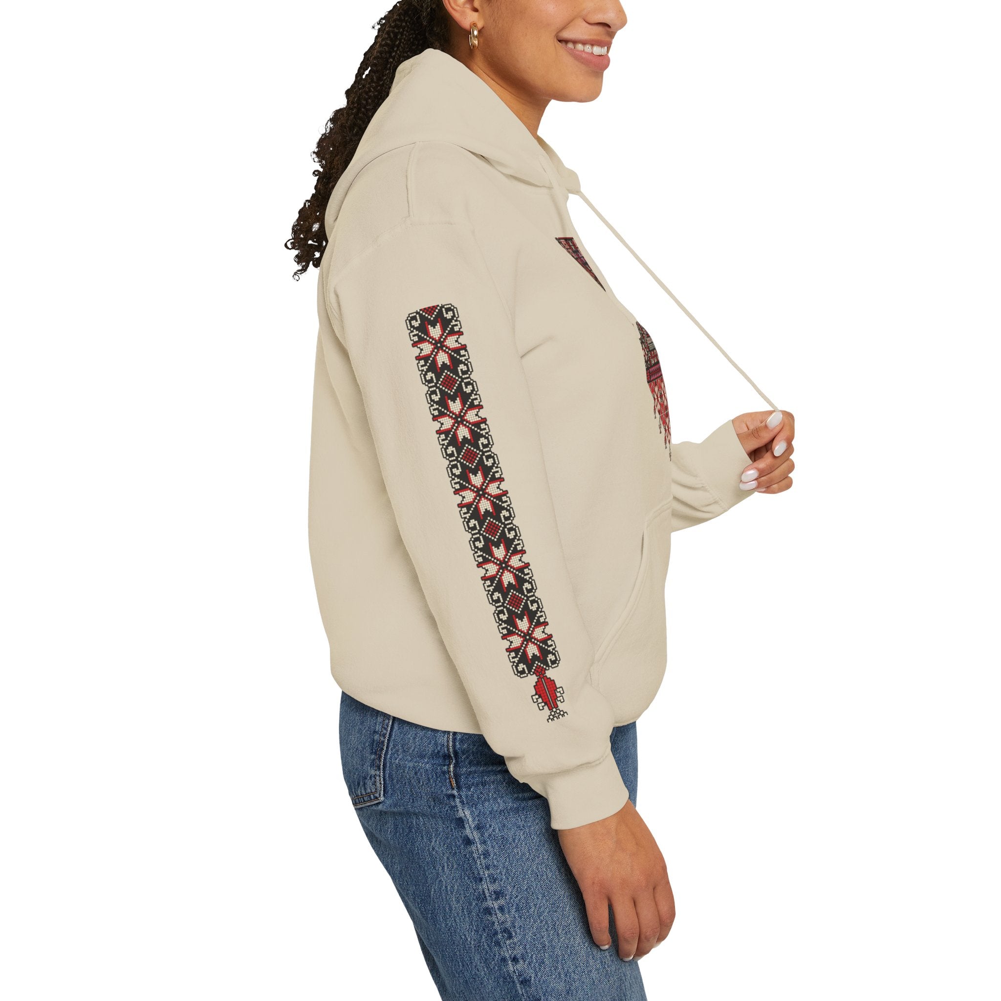 Unique Palestinian tatreez Hoodie unisex
