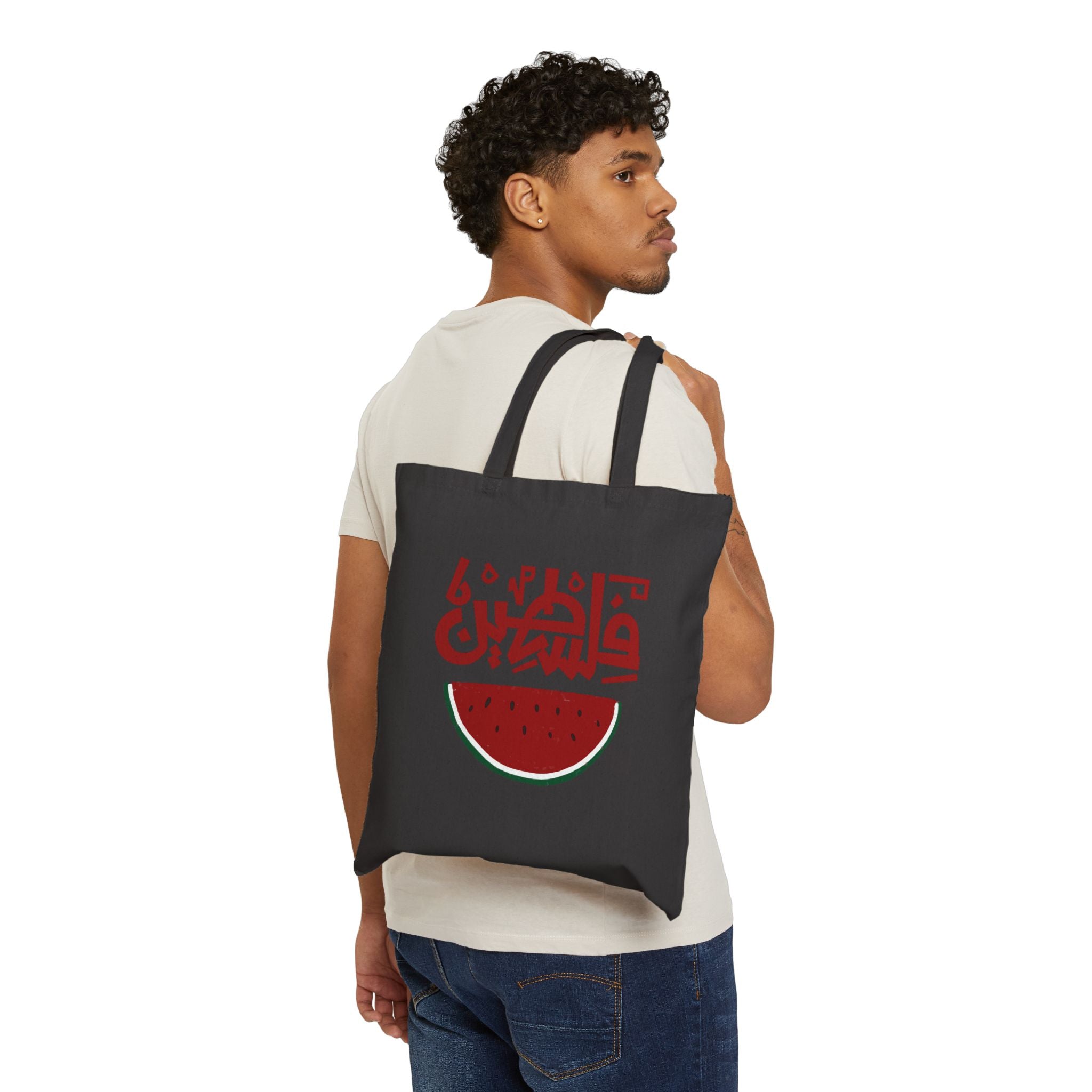Taste of Resistance: Palestine Watermelon Tote Bag
