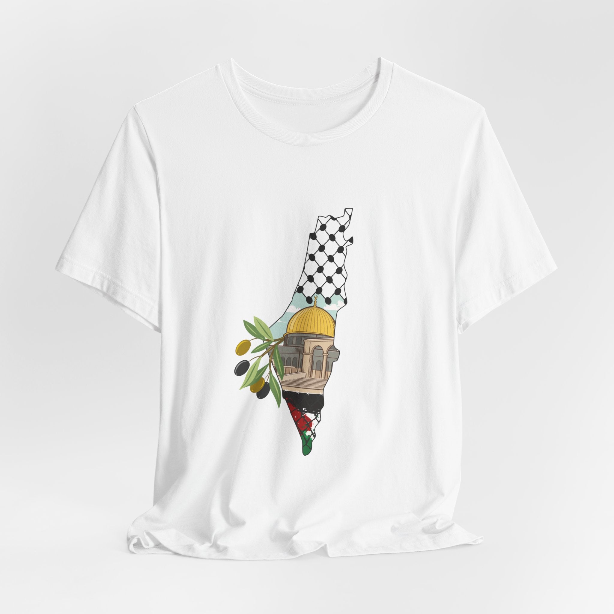 Palestine Map T-Shirt