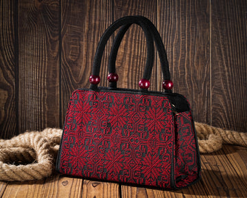 Handmade Tatreez Embroidered Handbag – Palestinian Craftsmanship