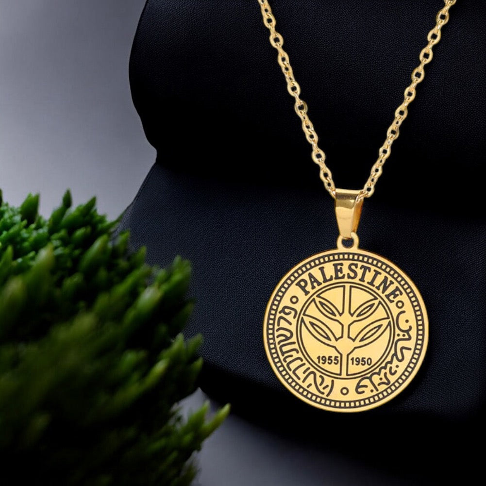Enrich Your Style with Timeless Elegance: thekufiya Vintage Palestine Necklace edit