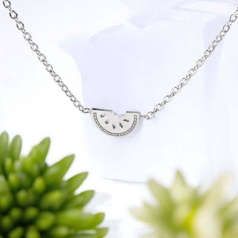 Watermelon Necklace Show Your Love for Palestine in Style