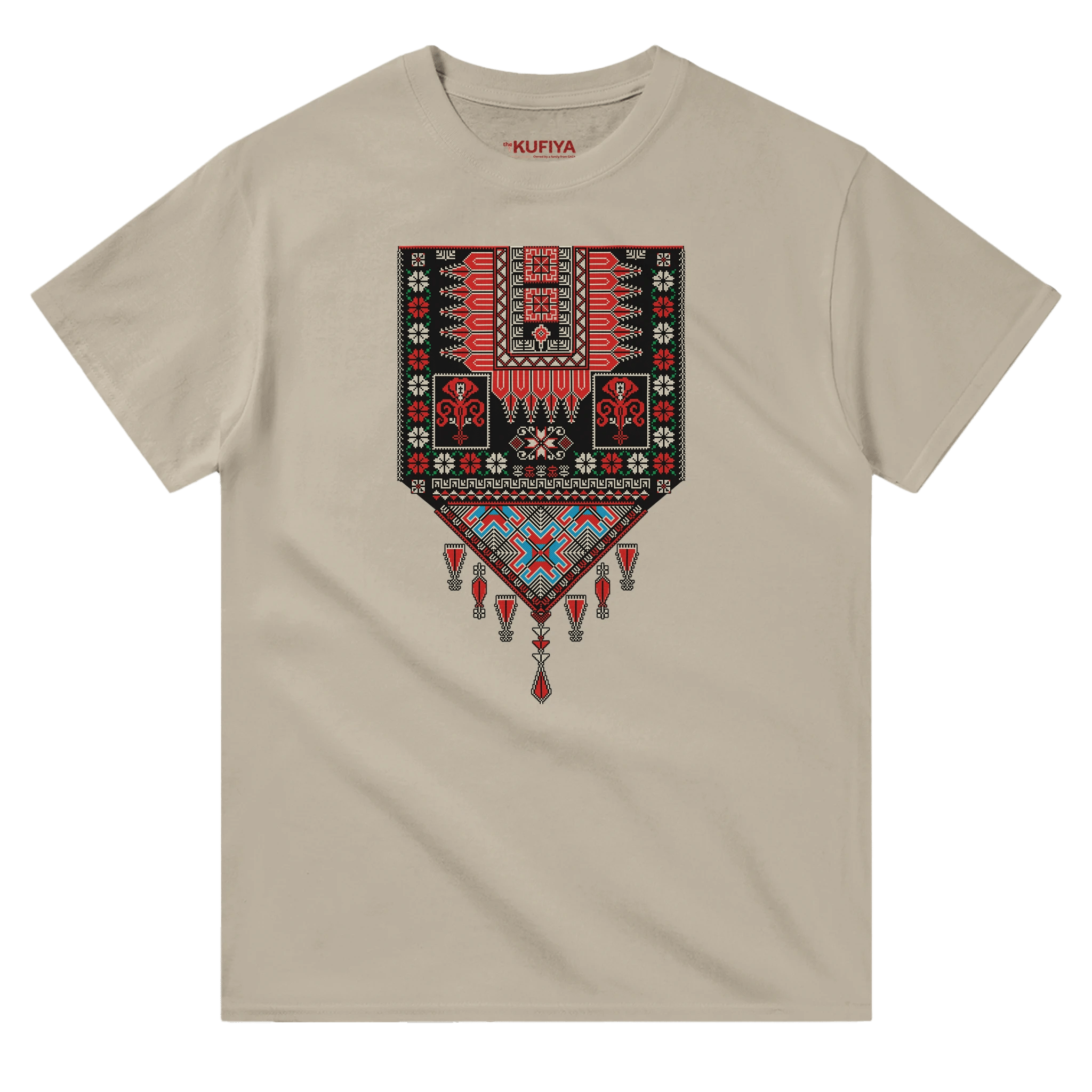 heritage Palestinian Tatreez T-shirt Unisex - The Kufiya Shopheritage Palestinian Tatreez T-shirt UnisexT-ShirtThe Kufiya StoreThe Kufiya Shop3300ab4e - 15e1 - 4b1a - 9d26 - 206b69208b5cSandSec2ab5b5 - b3a6 - 4acc - 8644 - c3f5cf6ca4eb