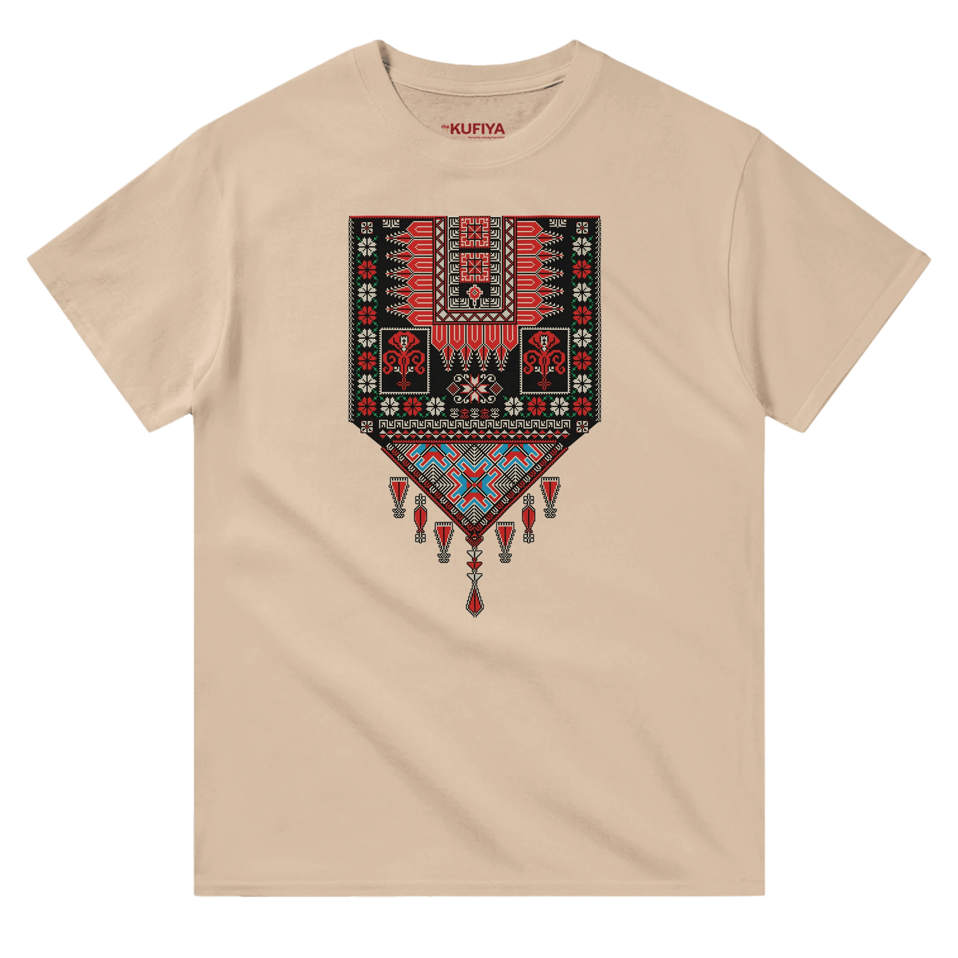 heritage Palestinian Tatreez T-shirt Unisex - The Kufiya Shopheritage Palestinian Tatreez T-shirt UnisexT-ShirtThe Kufiya StoreThe Kufiya Shopa9745571 - b436 - 4732 - bf96 - 2f25a39b0961NaturalSa64c8d62 - ac5e - 4821 - 9b46 - 9eef7390dfbd