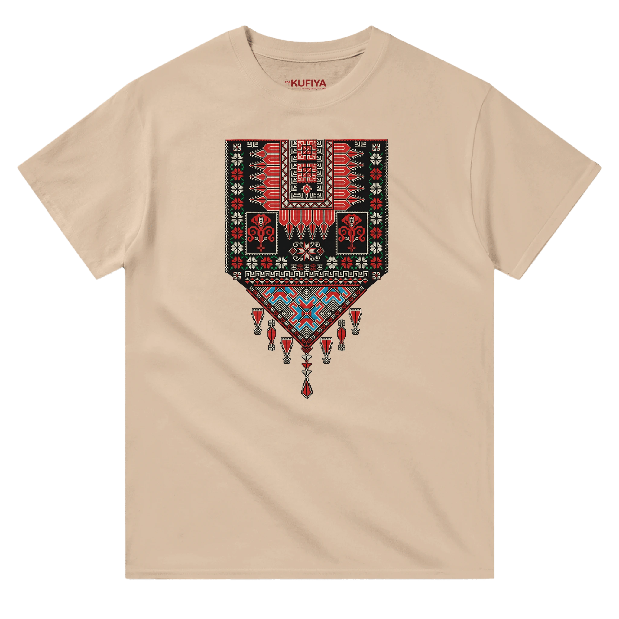 heritage Palestinian Tatreez T-shirt Unisex - The Kufiya Shopheritage Palestinian Tatreez T-shirt UnisexT-ShirtThe Kufiya StoreThe Kufiya Shopa9745571 - b436 - 4732 - bf96 - 2f25a39b0961NaturalSa64c8d62 - ac5e - 4821 - 9b46 - 9eef7390dfbd