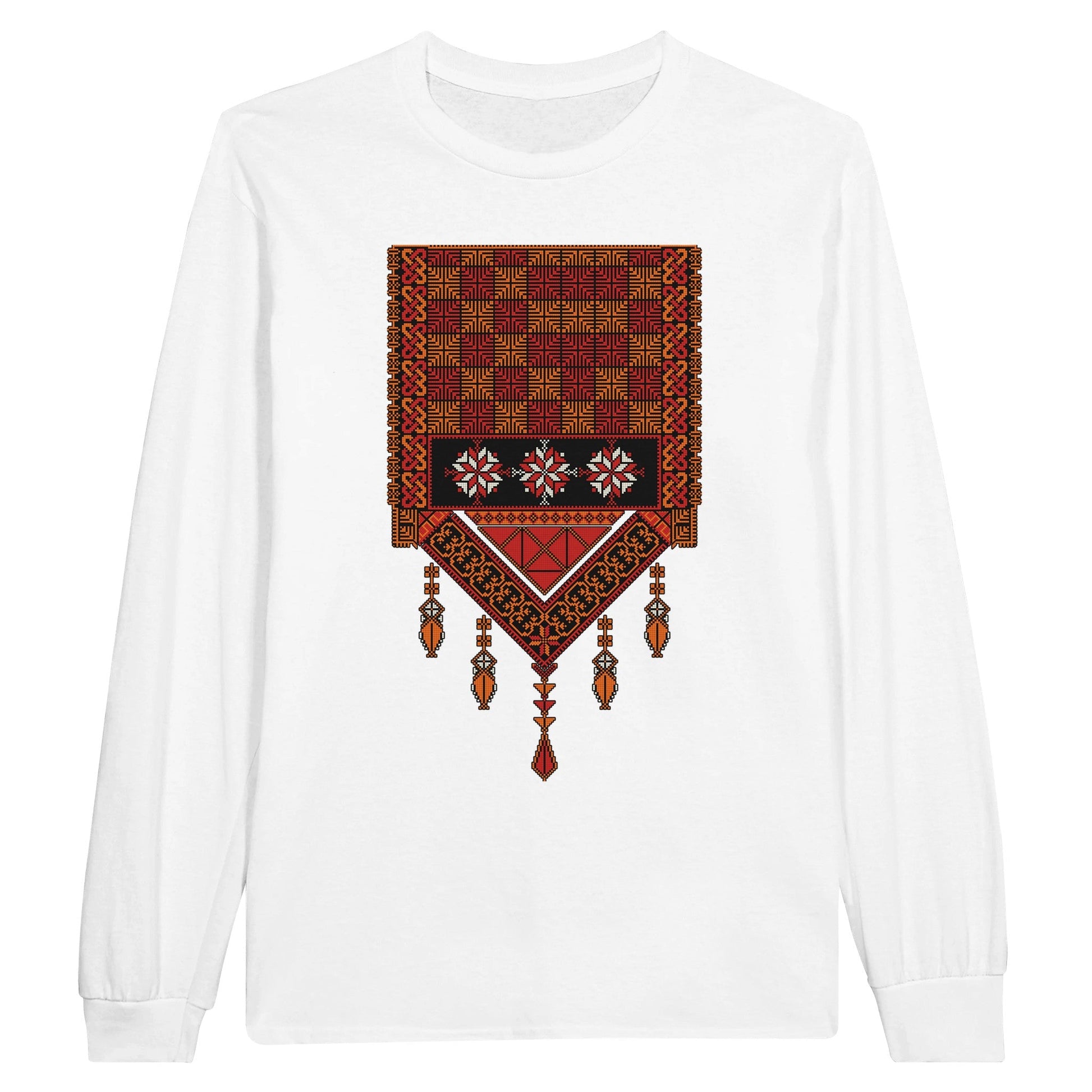 Long - Sleeve T-Shirt with Palestinian Tatreez Design - The Kufiya Shop Long - Sleeve T-Shirt with Palestinian Tatreez DesignT-ShirtThe Kufiya StoreThe Kufiya Shop 6f1f838f - 6f40 - 491c - a1c8 - a3116633dd0aCarolina BlueS2e043ba6 - 548d - 4e56 - 8857 - 3d509f396689