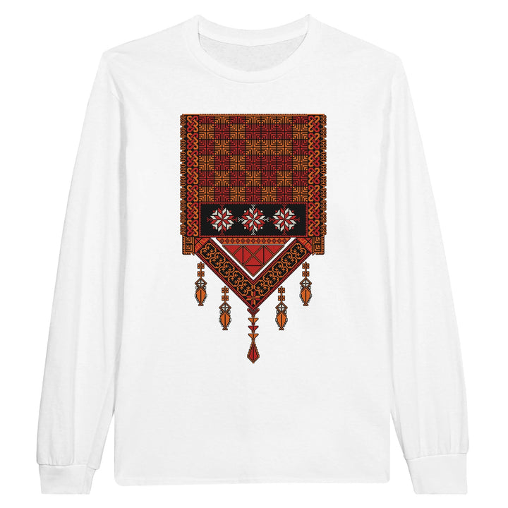 Long - Sleeve T-Shirt with Palestinian Tatreez Design - The Kufiya Shop Long - Sleeve T-Shirt with Palestinian Tatreez DesignT-ShirtThe Kufiya StoreThe Kufiya Shop 6f1f838f - 6f40 - 491c - a1c8 - a3116633dd0aCarolina BlueS2e043ba6 - 548d - 4e56 - 8857 - 3d509f396689