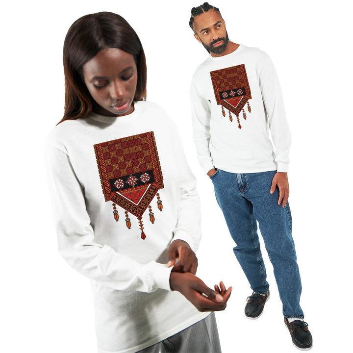 Long - Sleeve T-Shirt with Palestinian Tatreez Design - The Kufiya Shop Long - Sleeve T-Shirt with Palestinian Tatreez DesignT-ShirtThe Kufiya StoreThe Kufiya Shop 6f1f838f - 6f40 - 491c - a1c8 - a3116633dd0aCarolina BlueS43e1914d - f49d - 4bd8 - 937d - 1fb804a591f4