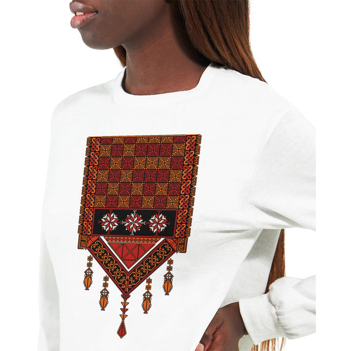 Long - Sleeve T-Shirt with Palestinian Tatreez Design - The Kufiya Shop Long - Sleeve T-Shirt with Palestinian Tatreez DesignT-ShirtThe Kufiya StoreThe Kufiya Shop 6f1f838f - 6f40 - 491c - a1c8 - a3116633dd0aCarolina BlueS8d4dc8d7 - cdf1 - 43ef - aa53 - 24dc1a668400