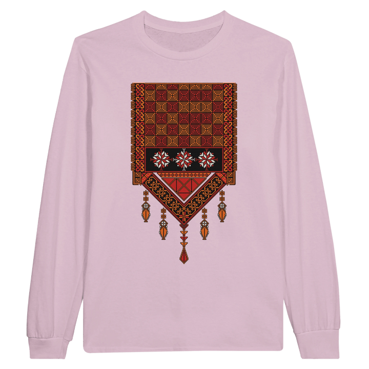 Long - Sleeve T-Shirt with Palestinian Tatreez Design - The Kufiya ShopLong - Sleeve T-Shirt with Palestinian Tatreez DesignT-ShirtThe Kufiya StoreThe Kufiya Shop53641dd7 - 591d - 4975 - bbbc - 9ac5983ff493Light PinkSf8984a65 - cdb5 - 414d - b91e - eb956c56903f