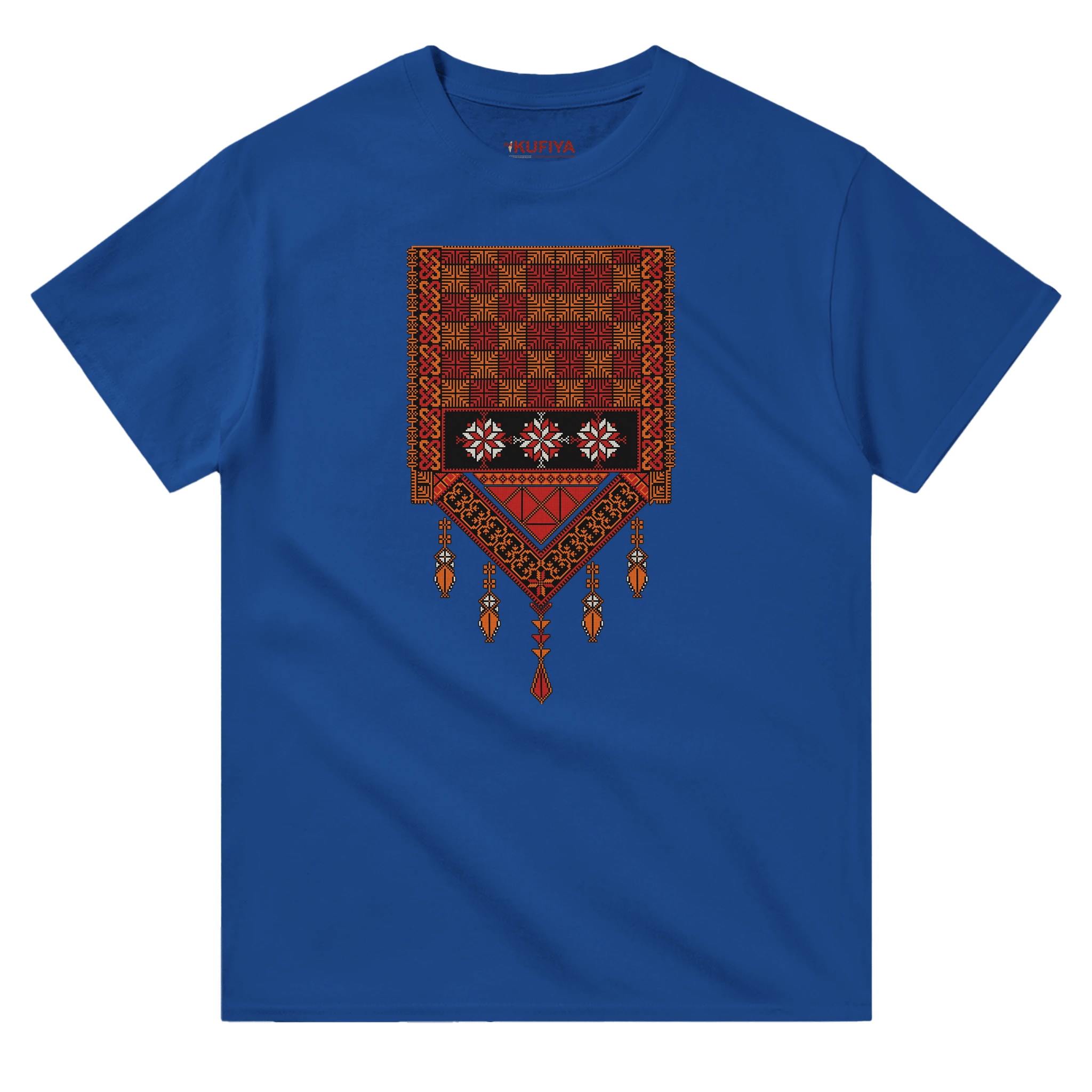 New Palestinian Tatreez T-Shirt Unisex - The Kufiya ShopNew Palestinian Tatreez T-Shirt UnisexPrint MaterialThe Kufiya StoreThe Kufiya Shop438e0f3f - e86b - 4fd4 - a8e2 - df45aa428ccfRoyalS7d3aff77 - 93b9 - 4d72 - 92e6 - 0c81b0db9b72