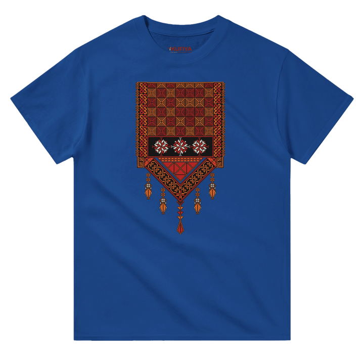 New Palestinian Tatreez T-Shirt Unisex - The Kufiya ShopNew Palestinian Tatreez T-Shirt UnisexPrint MaterialThe Kufiya StoreThe Kufiya Shop438e0f3f - e86b - 4fd4 - a8e2 - df45aa428ccfRoyalS7d3aff77 - 93b9 - 4d72 - 92e6 - 0c81b0db9b72