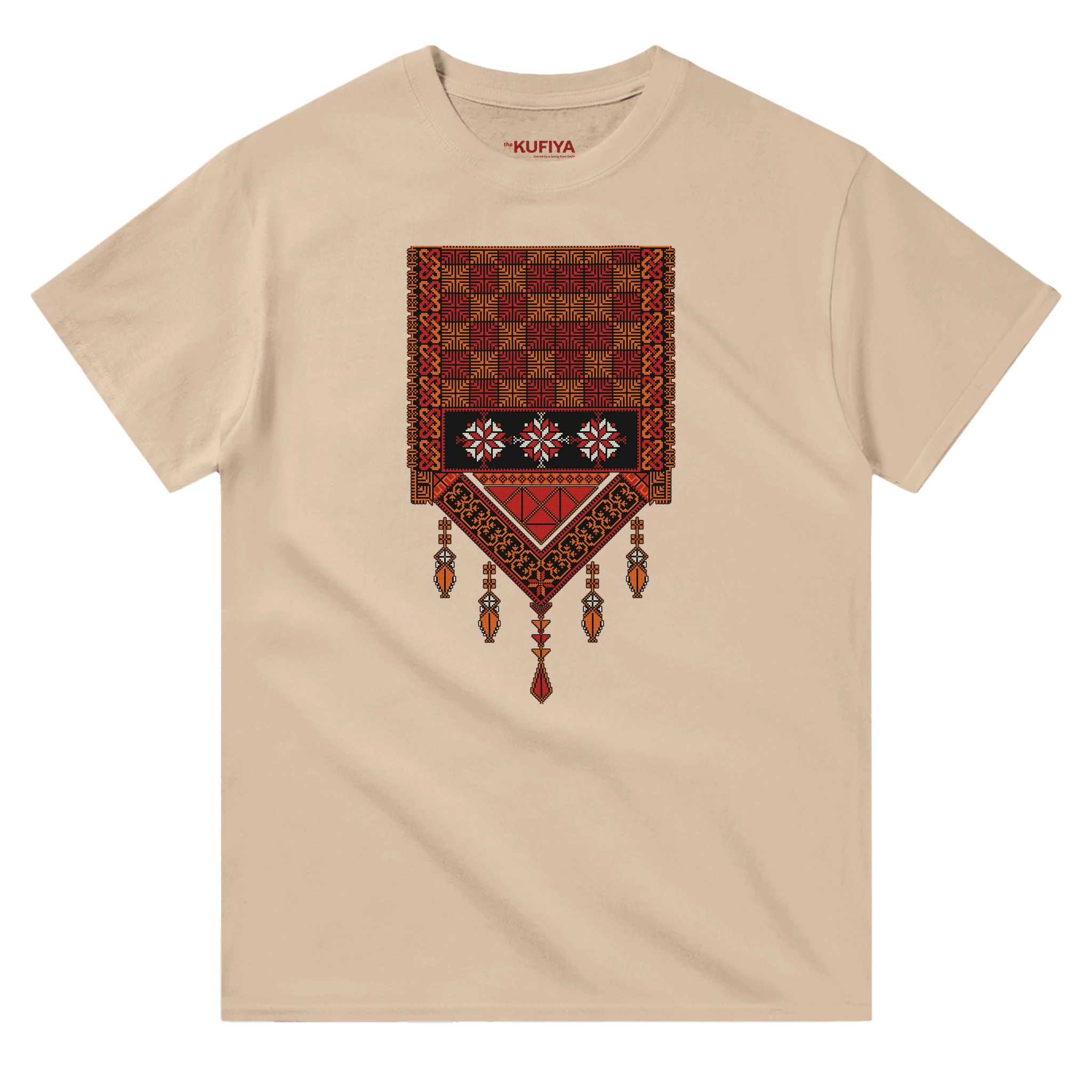 New Palestinian Tatreez T-Shirt Unisex - The Kufiya ShopNew Palestinian Tatreez T-Shirt UnisexPrint MaterialThe Kufiya StoreThe Kufiya Shop70ef578c - 2be0 - 48c8 - 866c - beb270ed35c9NaturalS500599ef - 5af7 - 49a1 - ac21 - 51819a70f333