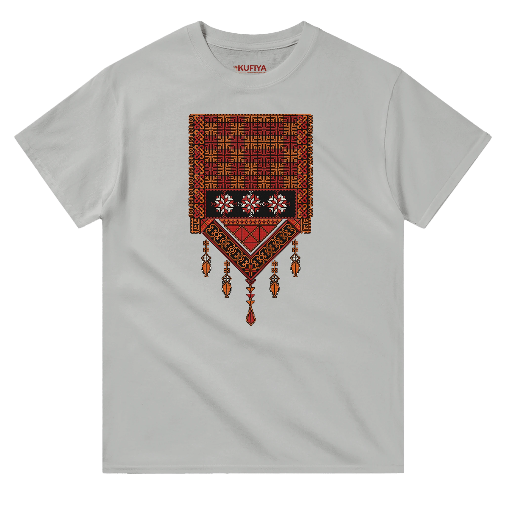 New Palestinian Tatreez T-Shirt Unisex - The Kufiya ShopNew Palestinian Tatreez T-Shirt UnisexPrint MaterialThe Kufiya StoreThe Kufiya Shop7654923f - d87e - 4153 - 916f - 4cf4c728c3deAshS4760b558 - 1af0 - 4a12 - 9fa3 - 8253ee2840e4