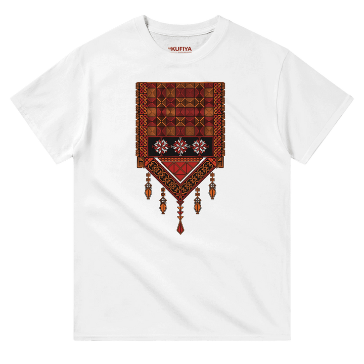 New Palestinian Tatreez T-Shirt Unisex - The Kufiya ShopNew Palestinian Tatreez T-Shirt UnisexPrint MaterialThe Kufiya StoreThe Kufiya Shop7990f9b6 - 8849 - 4608 - a48d - ccc323d91b42WhiteS156620ae - 37ed - 424d - bdfe - 40a46c3897c2