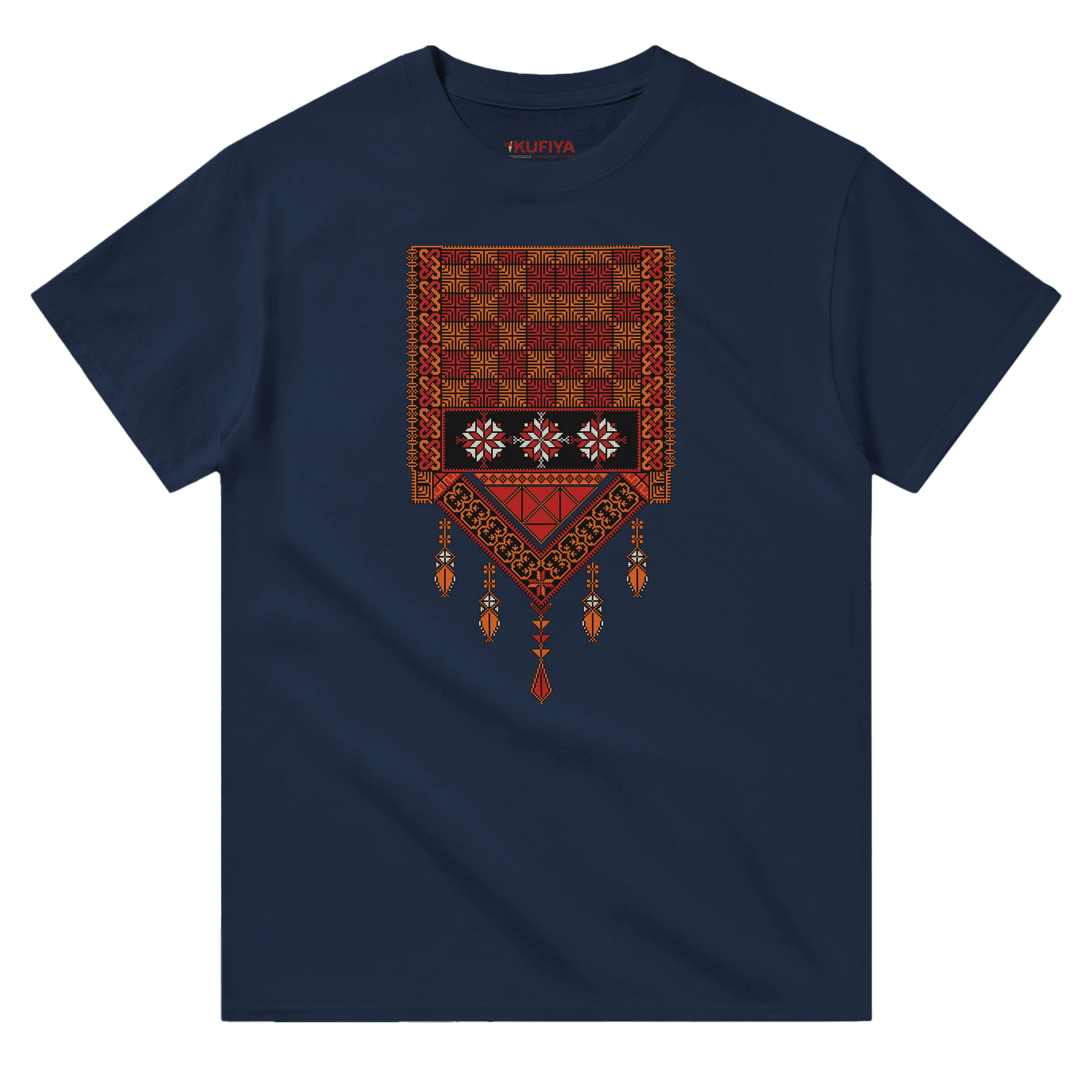 New Palestinian Tatreez T-Shirt Unisex - The Kufiya ShopNew Palestinian Tatreez T-Shirt UnisexPrint MaterialThe Kufiya StoreThe Kufiya Shopf81c89be - 9a6e - 40d1 - 9f9e - 047df895f3b0NavySa3ccfb63 - 3c7d - 4527 - bb18 - b282561c6b0e