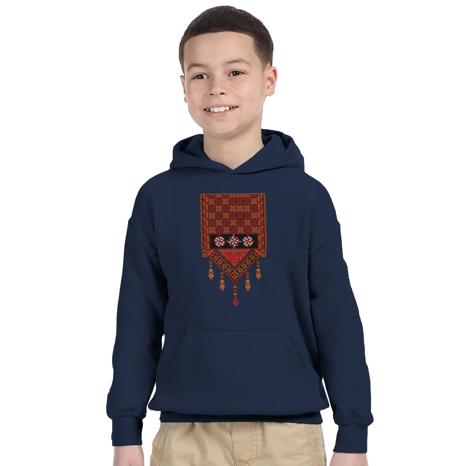 Palestine Tatreez Kids Pullover Hoodie - The Kufiya Shop Palestine Tatreez Kids Pullover HoodiePrint MaterialThe Kufiya StoreThe Kufiya Shop 2259468a - 8579 - 467e - ab1a - 28fa54758234XSNavy26d91e37 - 2162 - 4467 - bc16 - 6b3214bc9b5d
