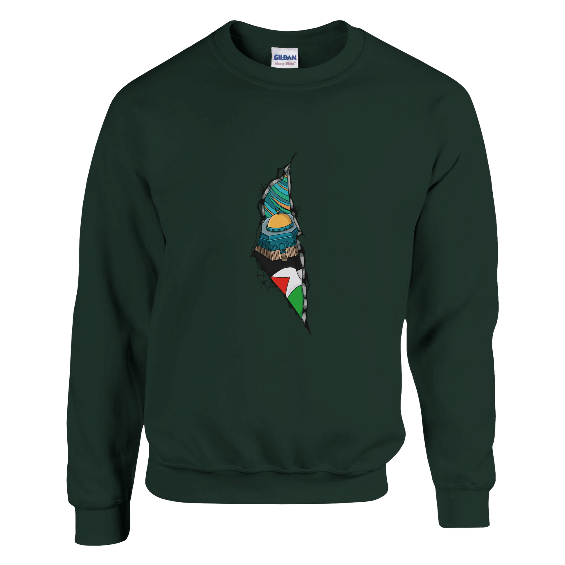Rooted in Resilience: Palestine Map Tee for Strength Unisex Sweatshirt - The Kufiya ShopRooted in Resilience: Palestine Map Tee for Strength Unisex SweatshirtSweatshirtThe Kufiya StoreThe Kufiya Shop5839893c - 68d2 - 4616 - 80a6 - f538959d1ac9SForest Green52807e04 - be6e - 4d5f - b3c9 - bedbb803c905