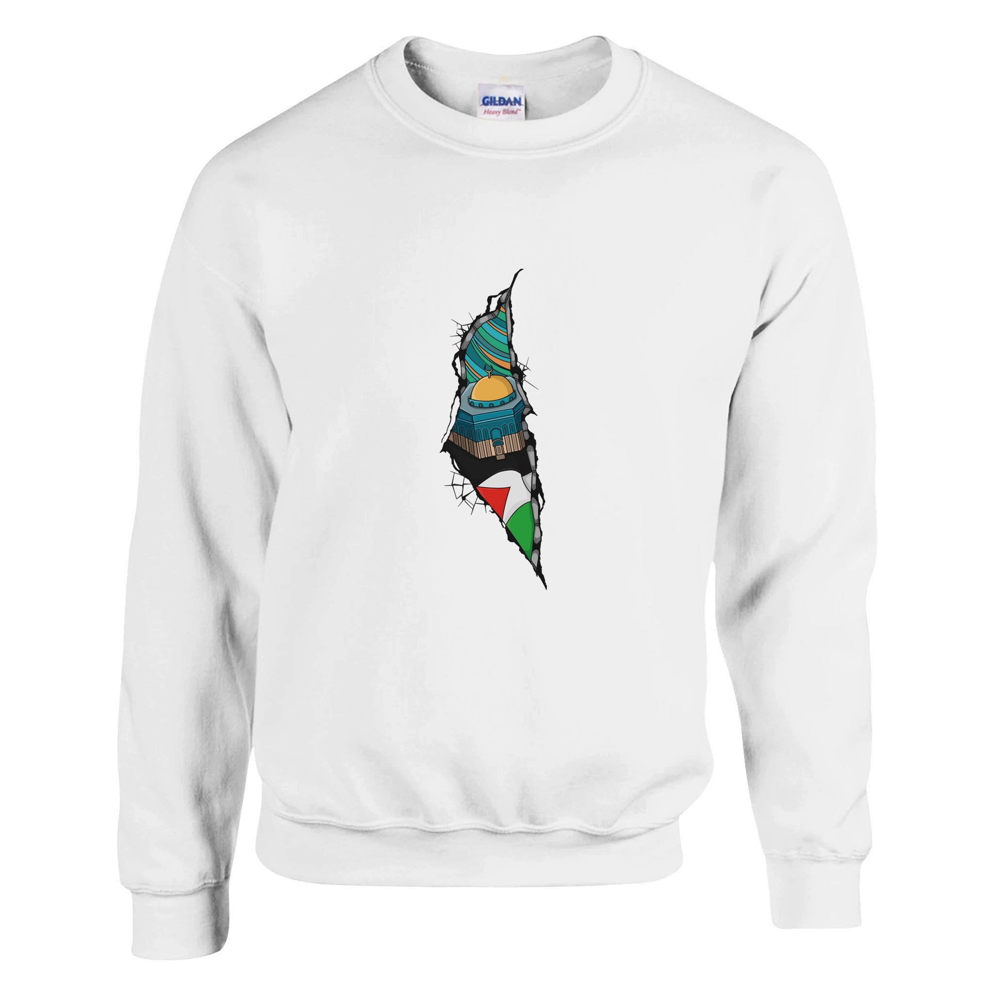 Rooted in Resilience: Palestine Map Tee for Strength Unisex Sweatshirt - The Kufiya Shop Rooted in Resilience: Palestine Map Tee for Strength Unisex SweatshirtSweatshirtThe Kufiya StoreThe Kufiya Shop c595803b - 141b - 4f6a - 8b7b - 64d2cbbb81fdSWhitebb612e2a - 2205 - 47fd - aea1 - aaa758538105