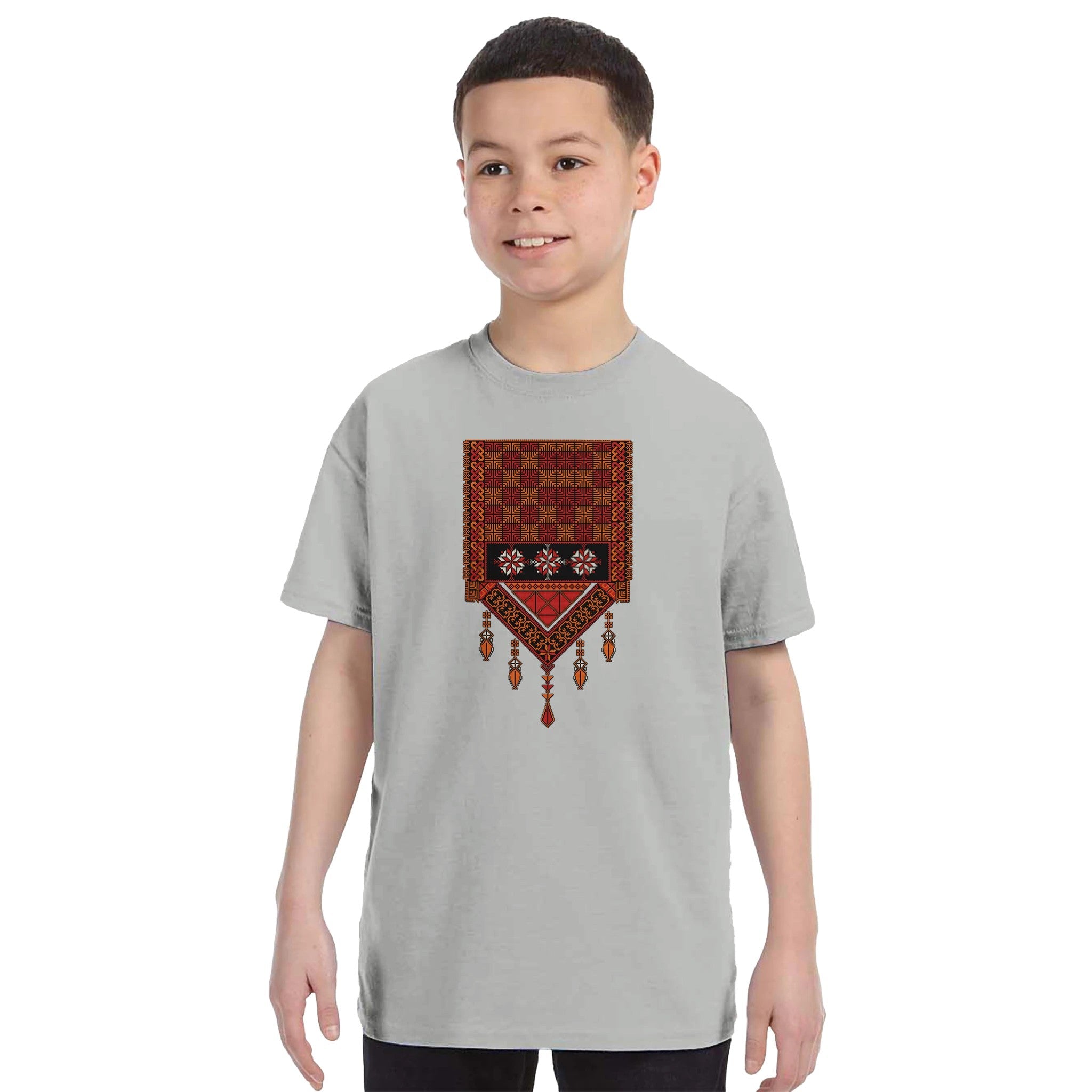 Support Palestinian Heritage with Our Kids Tatreez Crewneck T-shirt - The Kufiya ShopSupport Palestinian Heritage with Our Kids Tatreez Crewneck T-shirtPrint MaterialThe Kufiya StoreThe Kufiya Shopf5d85df1 - 9bfc - 41ca - 8aa5 - 177a14081db5SAshde8a62de - 6ee3 - 4d10 - 8368 - bd37f26a923c