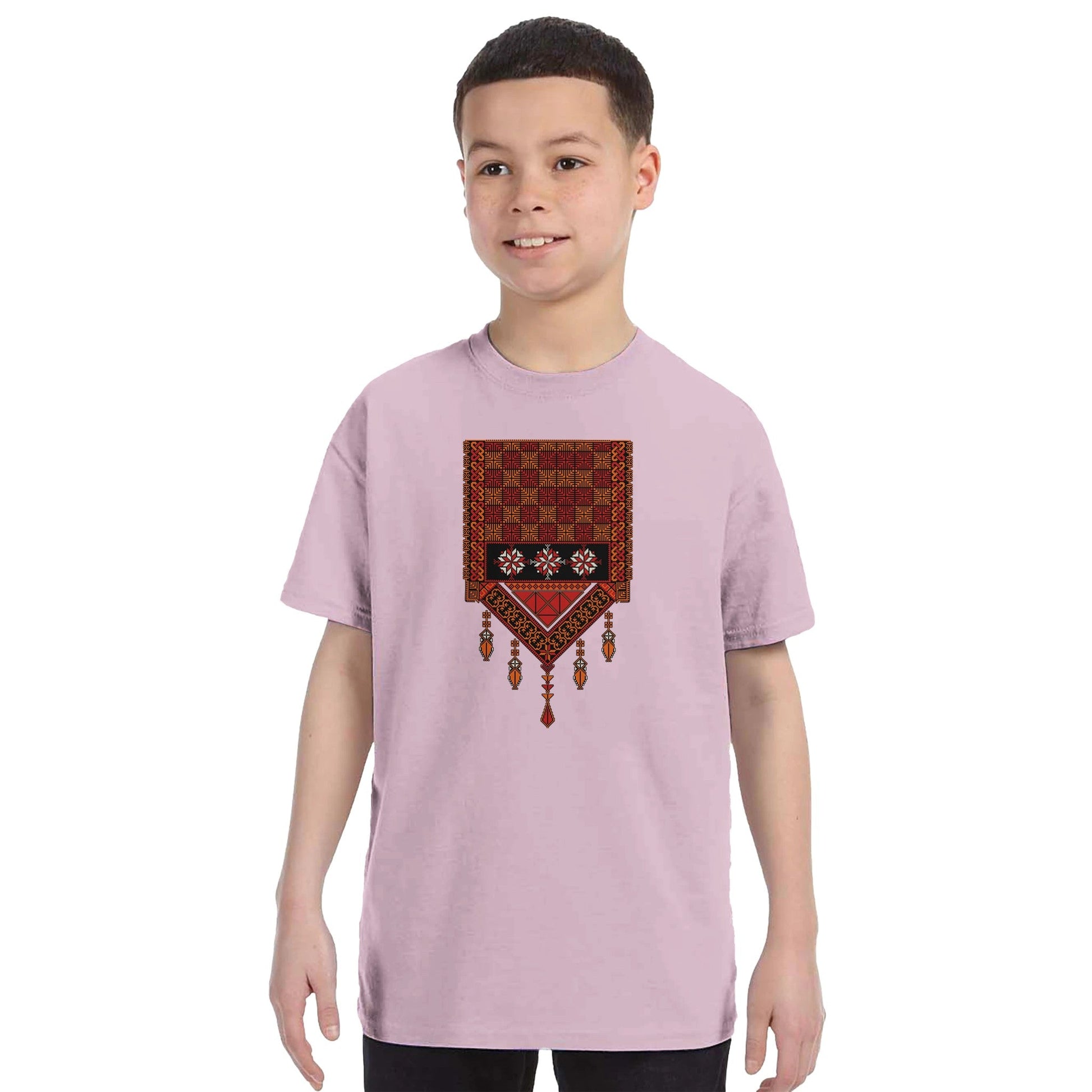 Support Palestinian Heritage with Our Kids Tatreez Crewneck T-shirt - The Kufiya ShopSupport Palestinian Heritage with Our Kids Tatreez Crewneck T-shirtPrint MaterialThe Kufiya StoreThe Kufiya Shopbb3048d2 - 8153 - 4548 - 82ca - cf91a7efd9feXSLight Pinkbb24a527 - de1a - 4996 - b315 - 17c66e2e7cc1