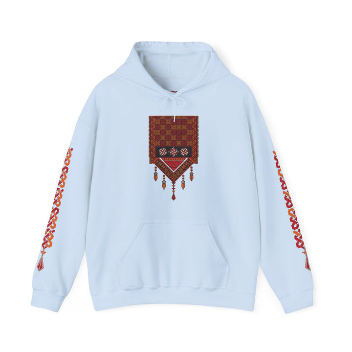 Unisex New Palestinian Tatreez Hoodie - The Kufiya ShopUnisex New Palestinian Tatreez HoodieHoodiePrintifyThe Kufiya Shop17233249265537459614Light BlueSUnisex New Palestinian Tatreez Hoodie